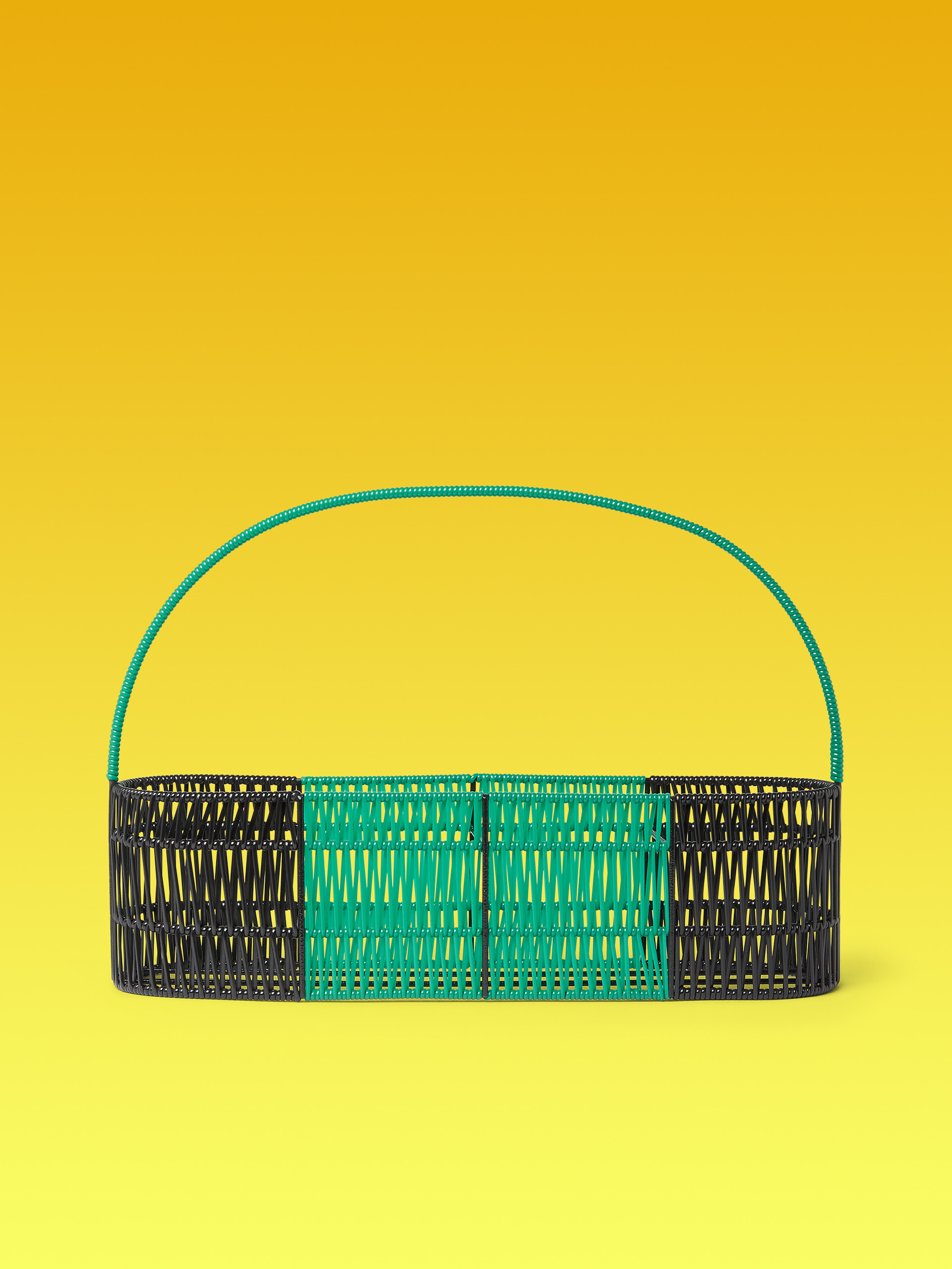 MARNI MARKET oval basket with long handle - Furniture - Image 1