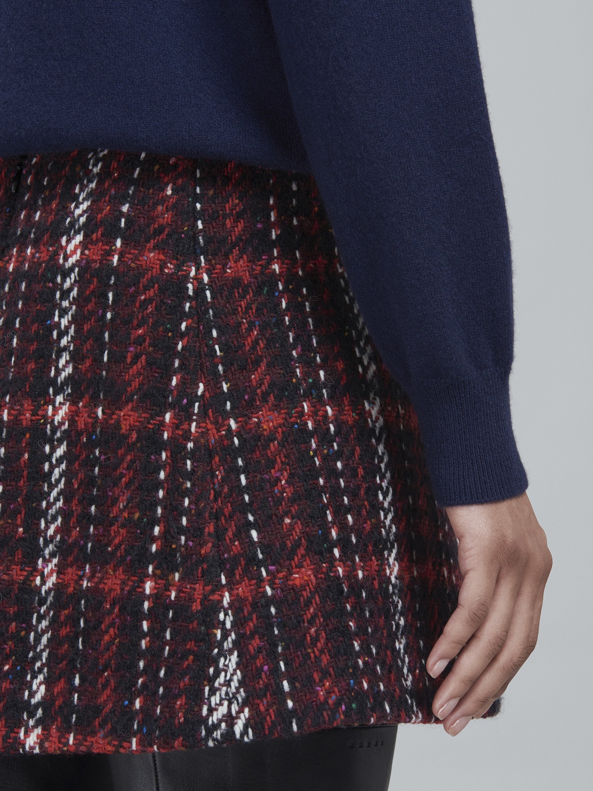 Speckled tweed mini skirt - Skirts - Image 4