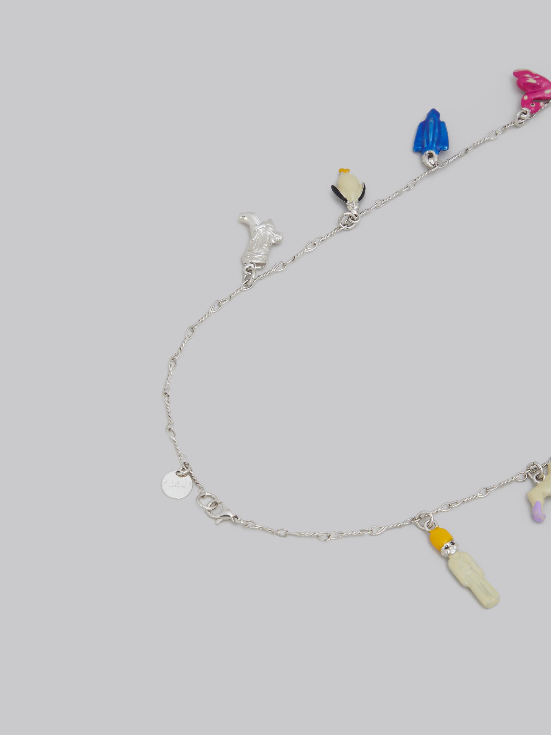 Collar de cadena de cuerda con charms innovadores - Collares - Image 4