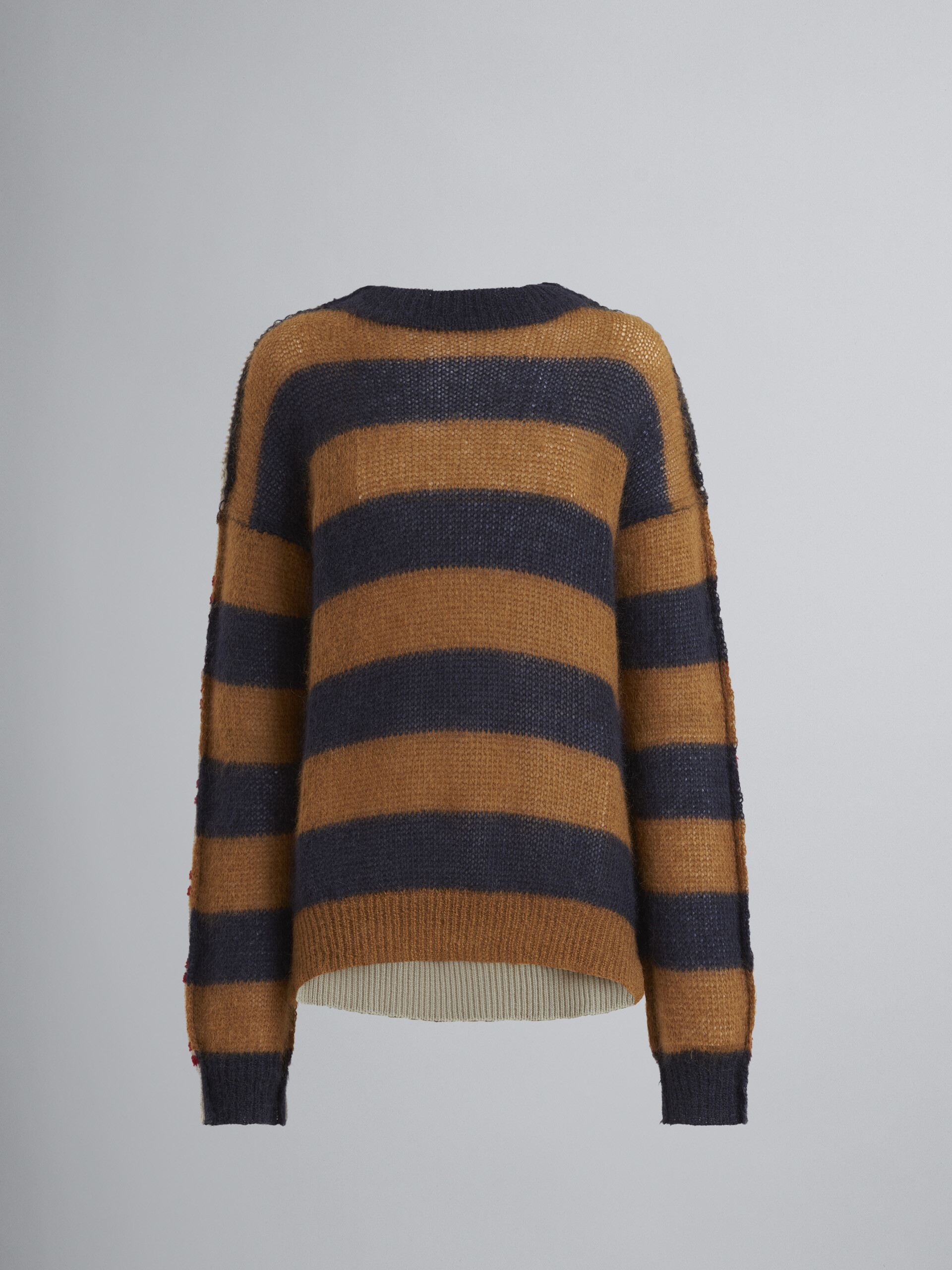 Wool and mohair sweater with raw-edged seams - Pullovers - Image 1