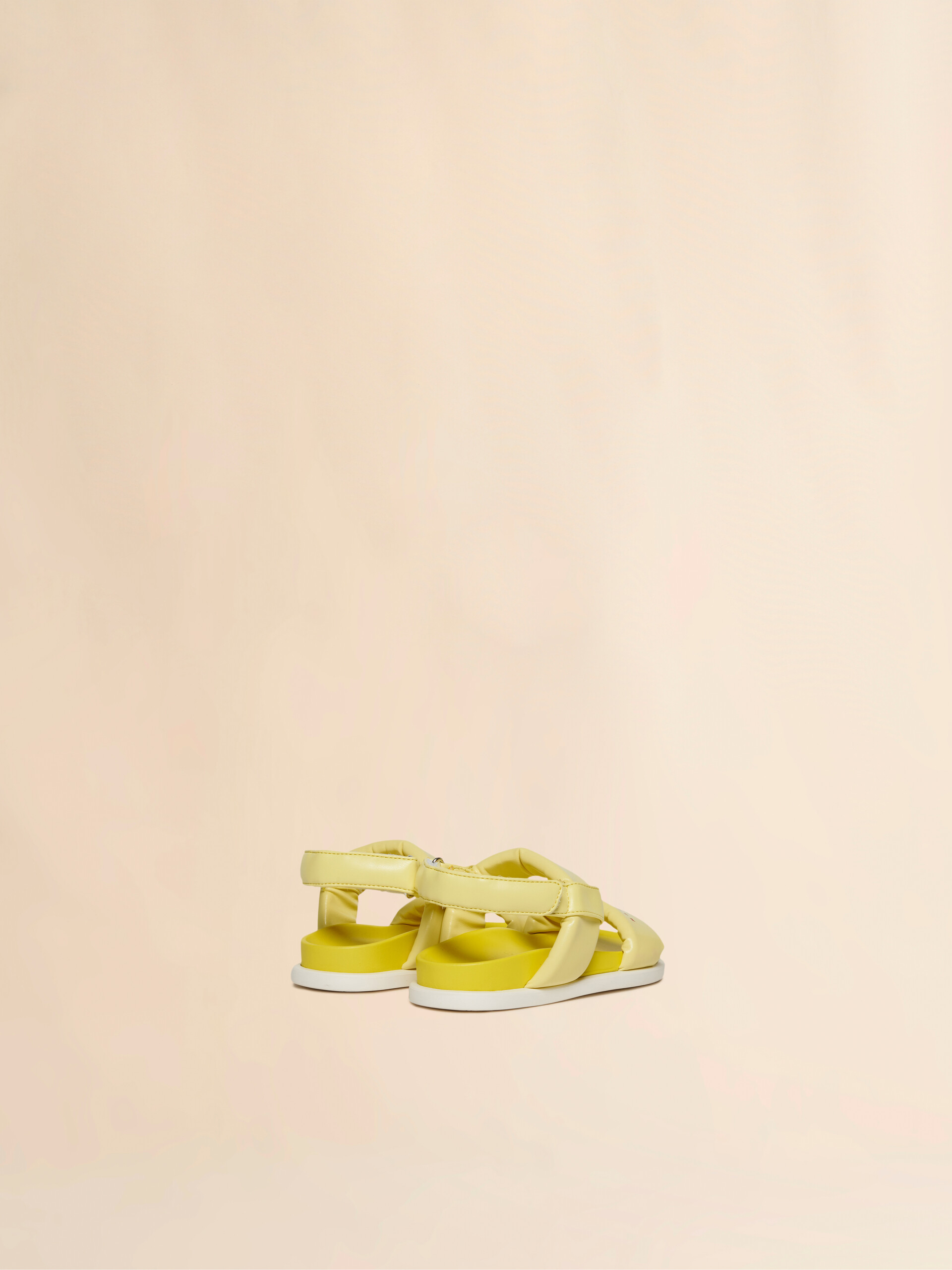 Yellow faux leather slingback Fussbett - Sneakers - Image 3