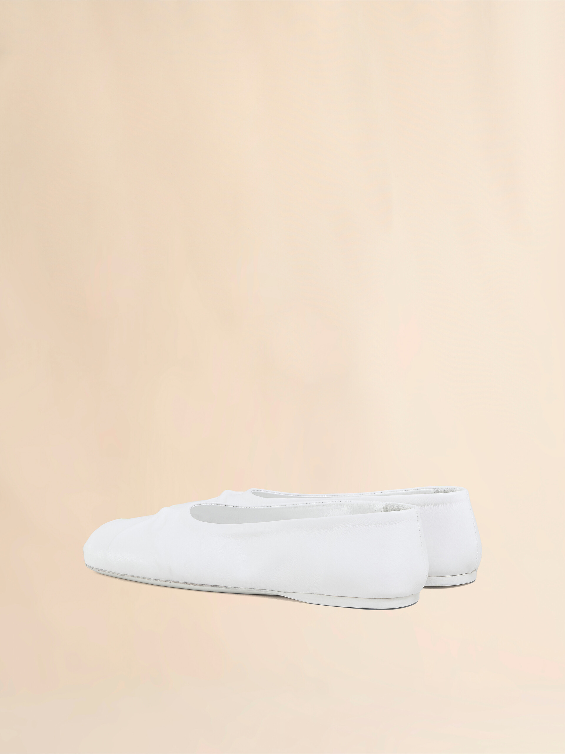 Pink nappa leather seamless Little Bow ballet flat - Ballet Shoes - Image 3