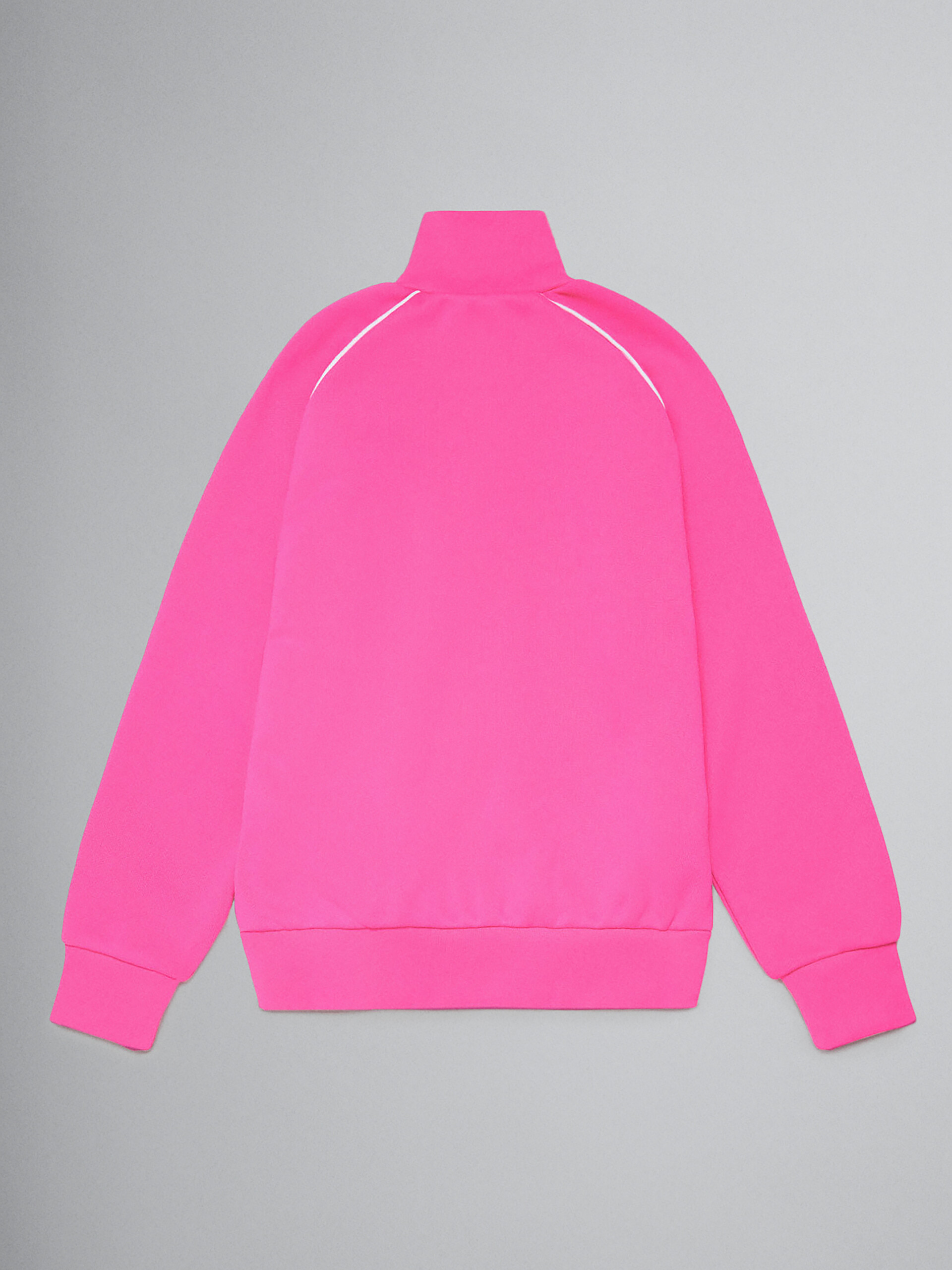Sweat-shirt en tissu technique rose avec logo Brush - Maille - Image 2
