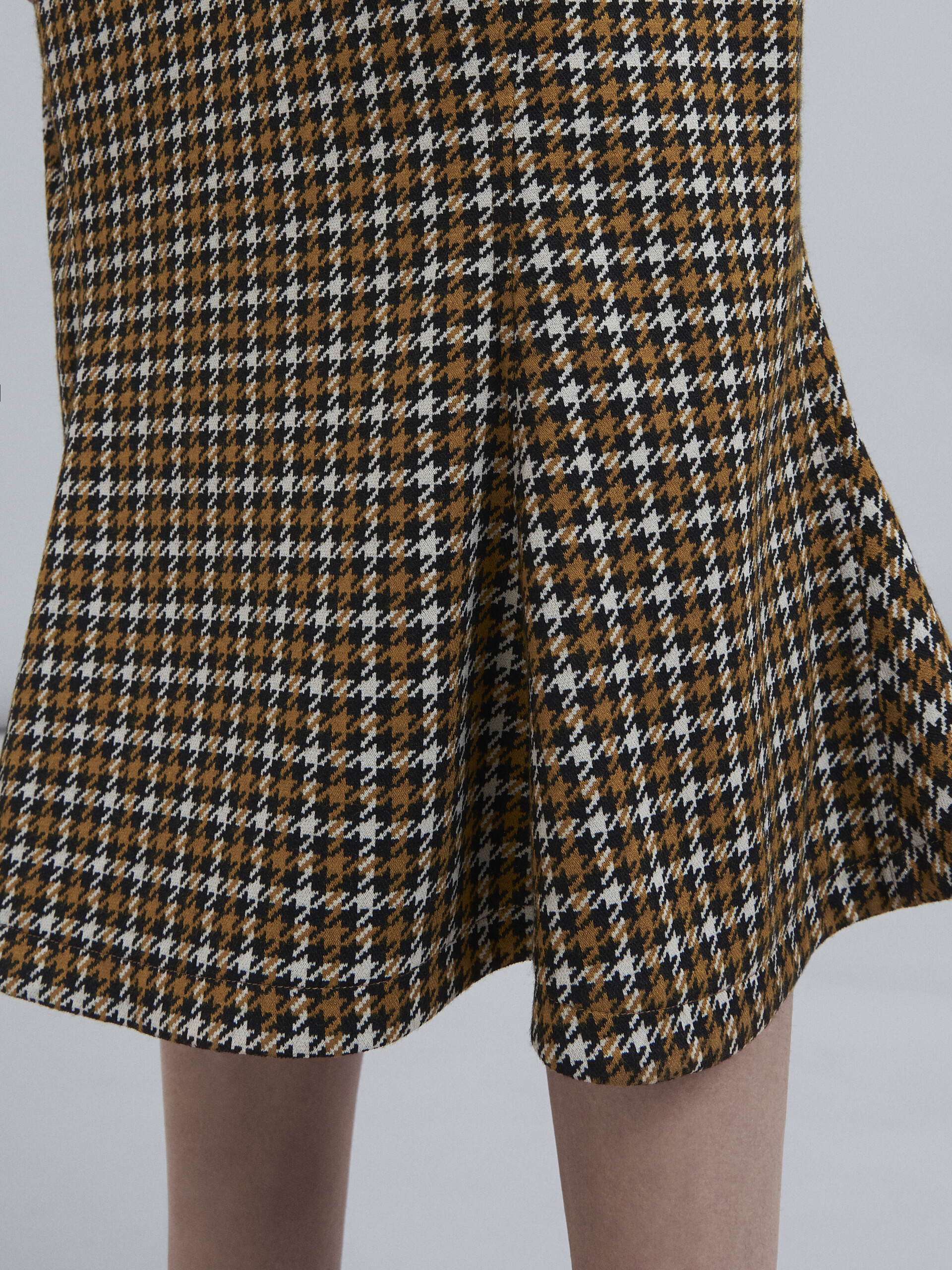 Wool jersey and cashmere godet skirt - Skirts - Image 4