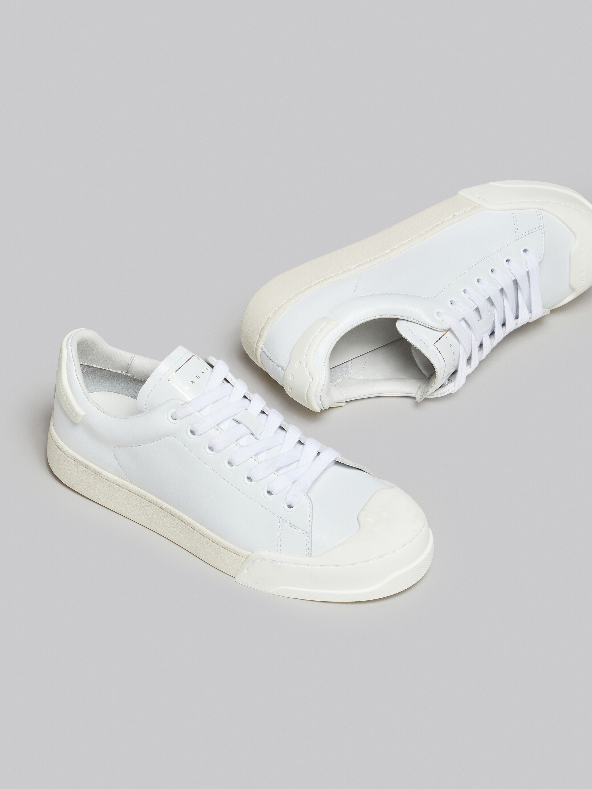 Sneaker Dada Bumper in pelle bianca - Sneakers - Image 5