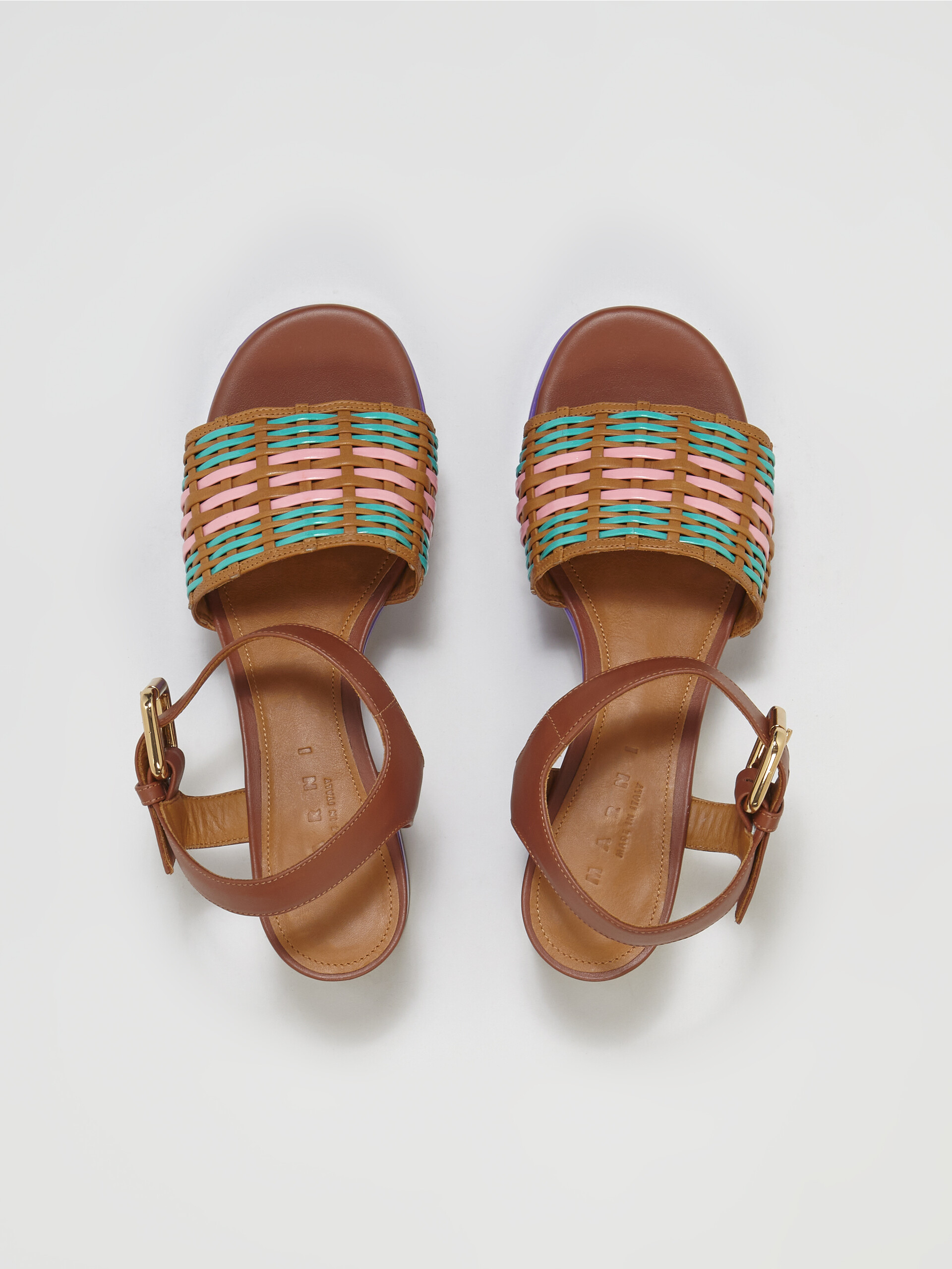 Hand woven vegetable-tanned leather sandal - Sandals - Image 4