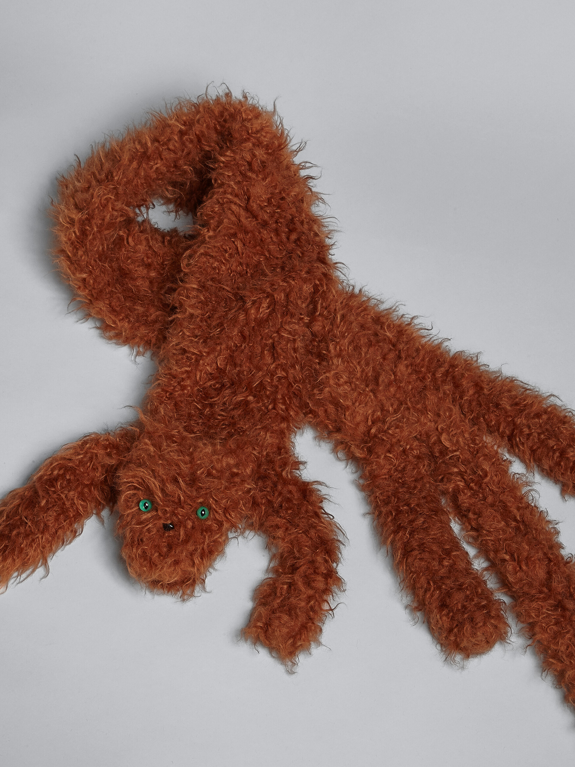 Brown plush scarf - Other accessories - Image 3