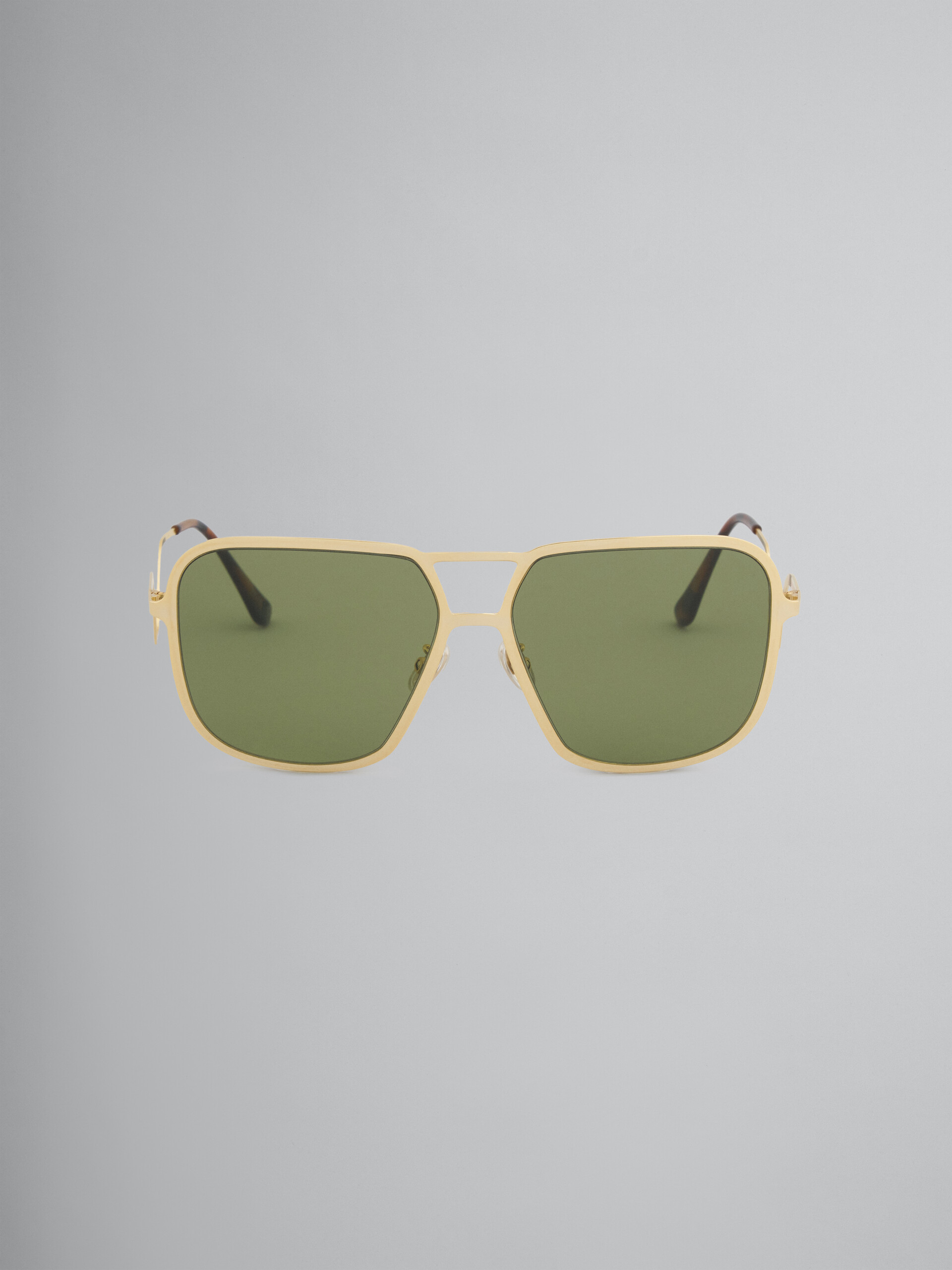 Occhiali da sole HA LONG BAY verdi in metallo - Occhiali da sole - Image 1