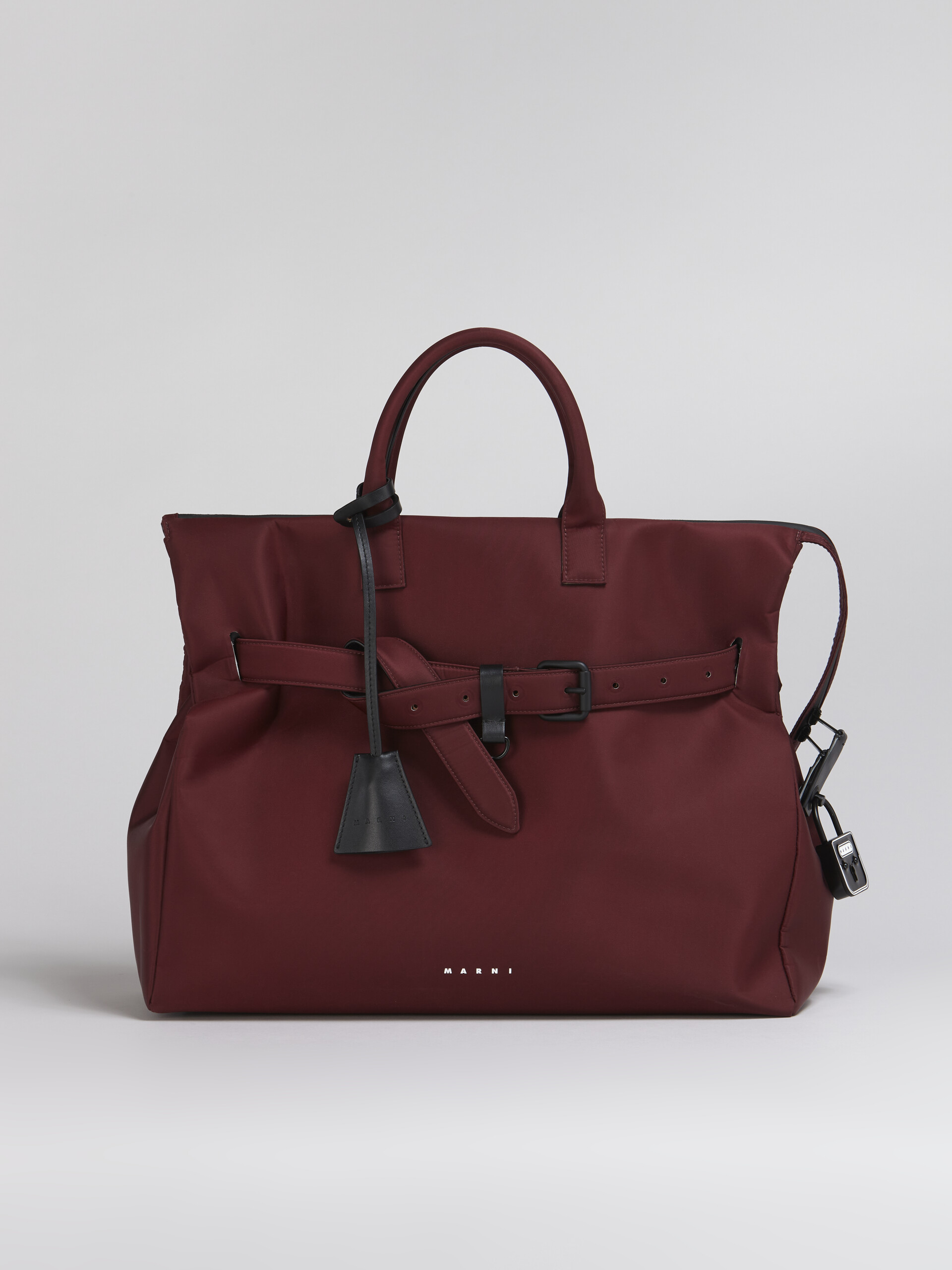 Belt-fastened nylon bag - Handbag - Image 1
