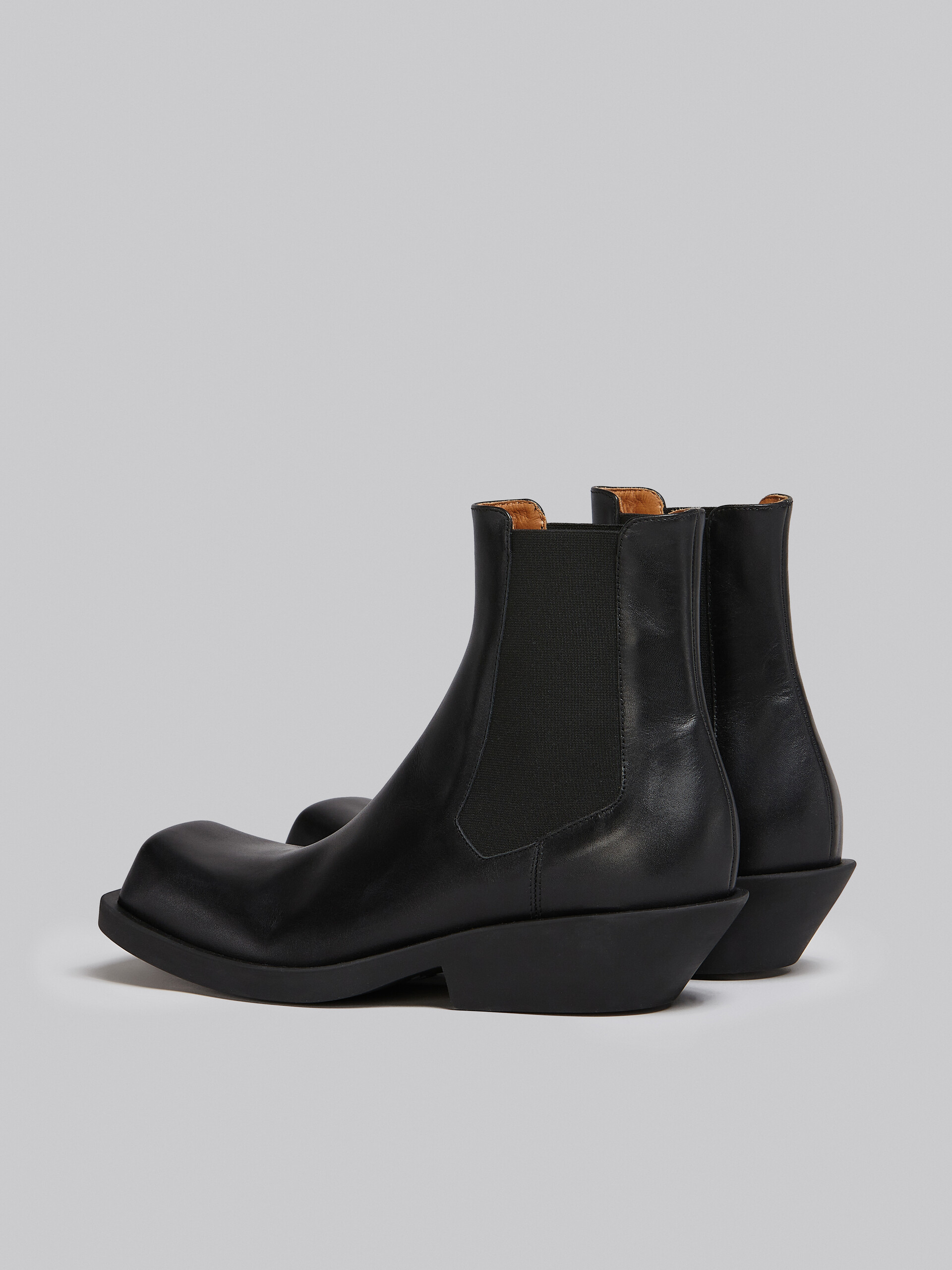 Black leather Chelsea boot - Boots - Image 3