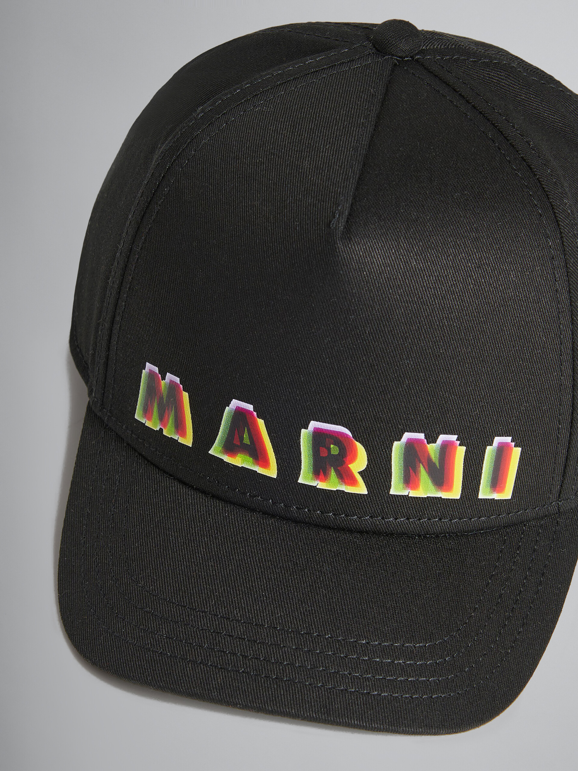 Orange baseball cap with Rainbow logo - Caps - Image 3