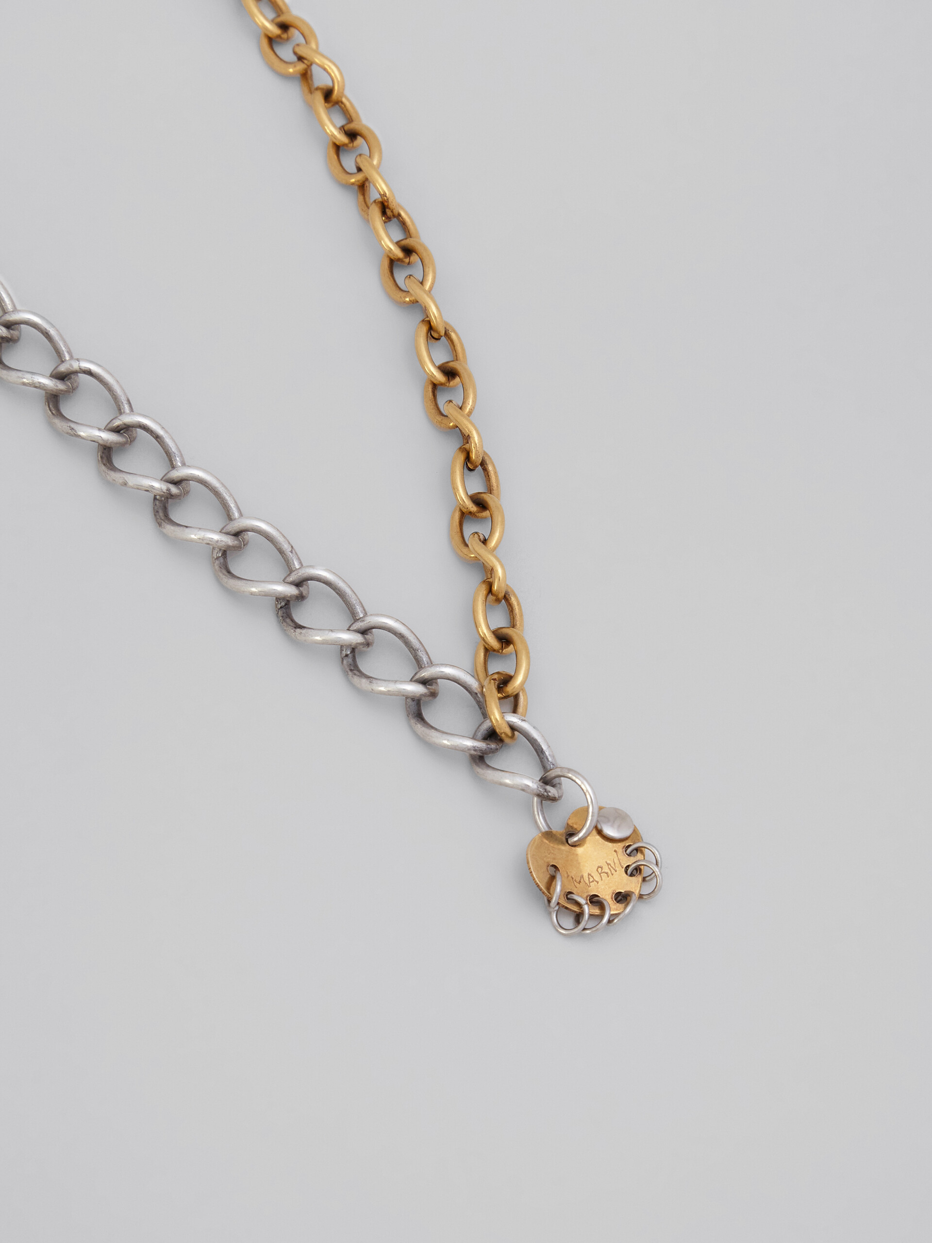 Raw Hearts two-tone chain necklace - Necklaces - Image 3
