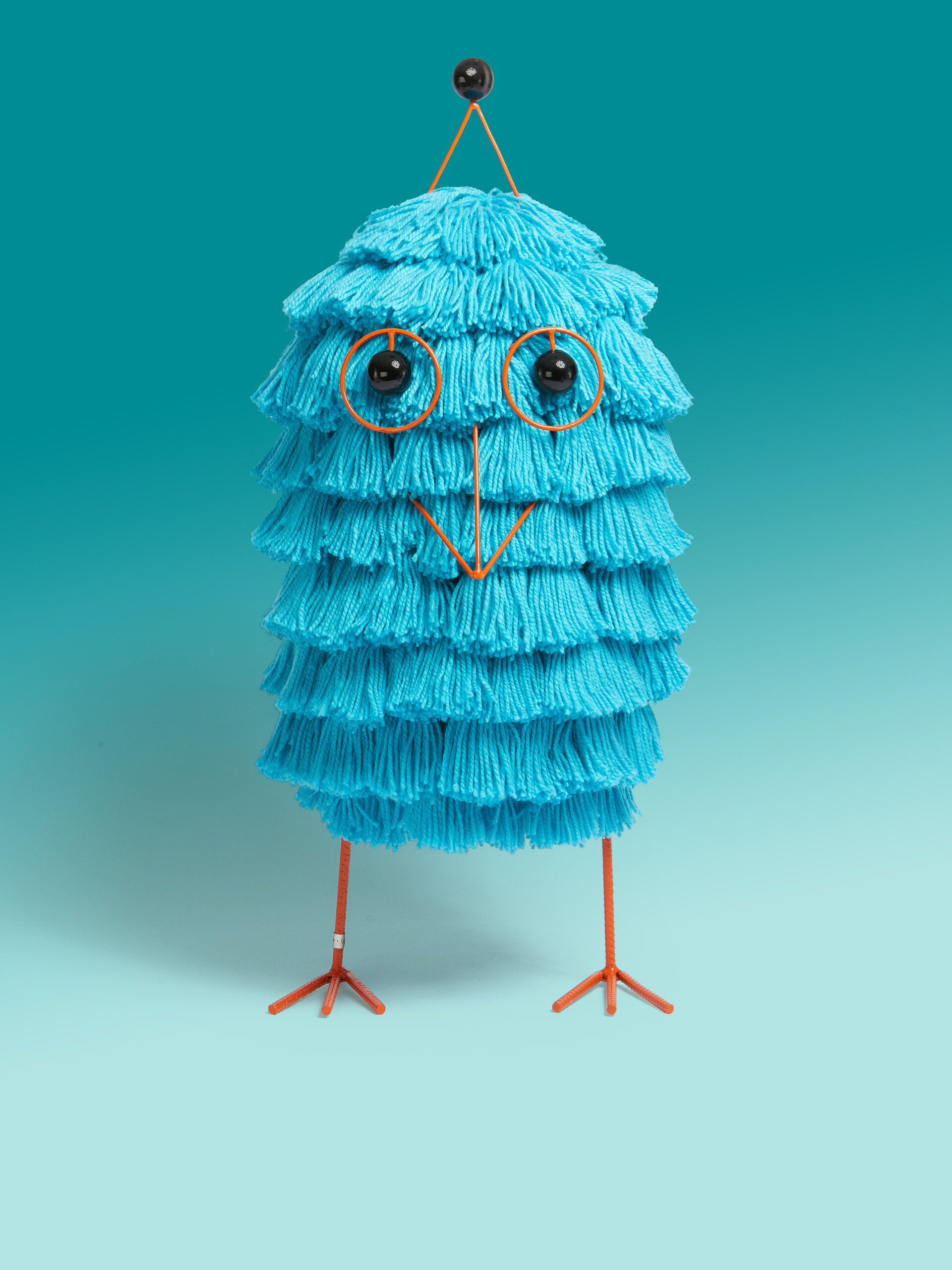 Woolly Friend "Abelo" Grande In Lana Azzurra - Accessori - Image 1