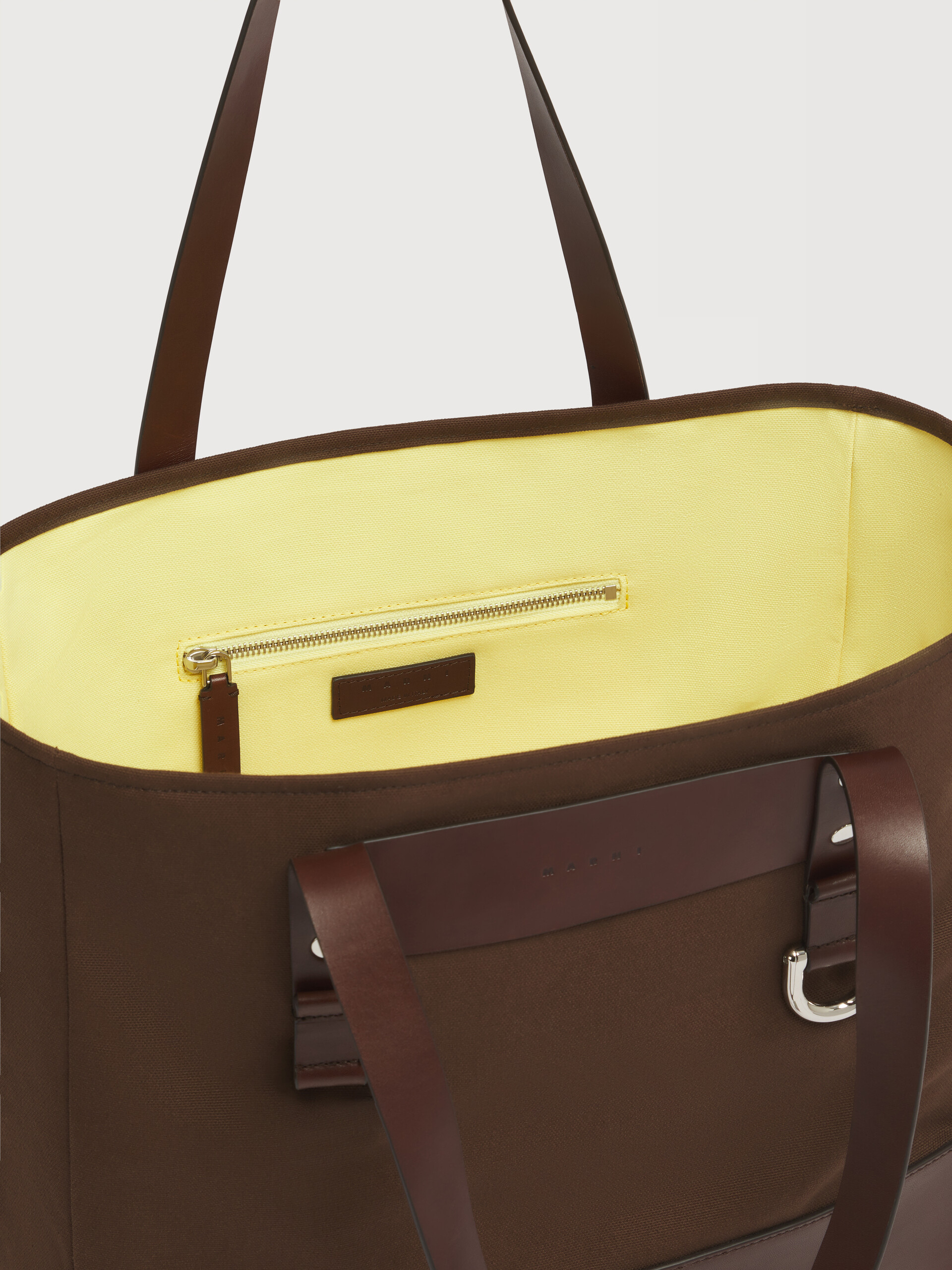 クリーム キャンバス E/W トートバッグ - ショッピングバッグ - Image 3