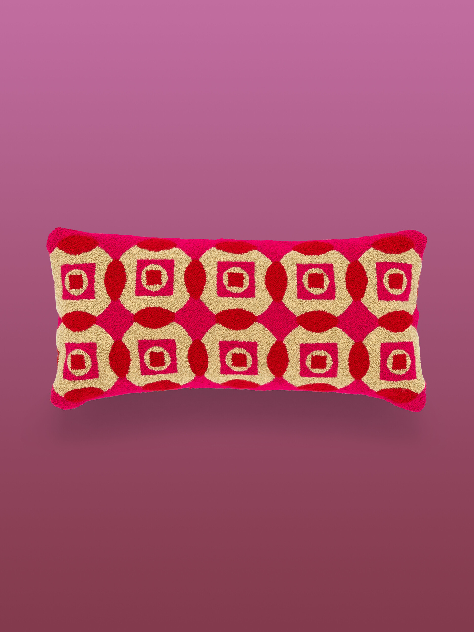 MARNI MARKET cushion in multicolor pink fabric - Furniture - Image 1