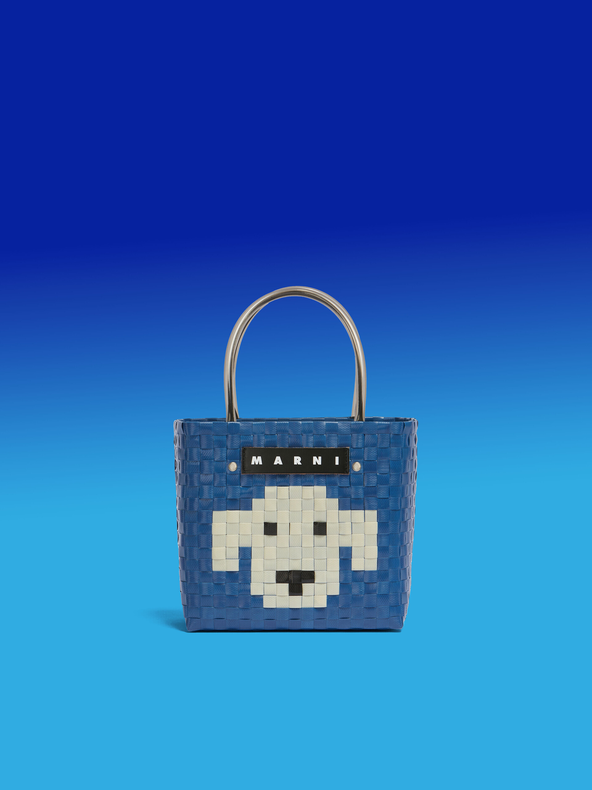 MARNI MARKET ANIMAL BASKET Tasche in Hellrosa - Shopper - Image 1