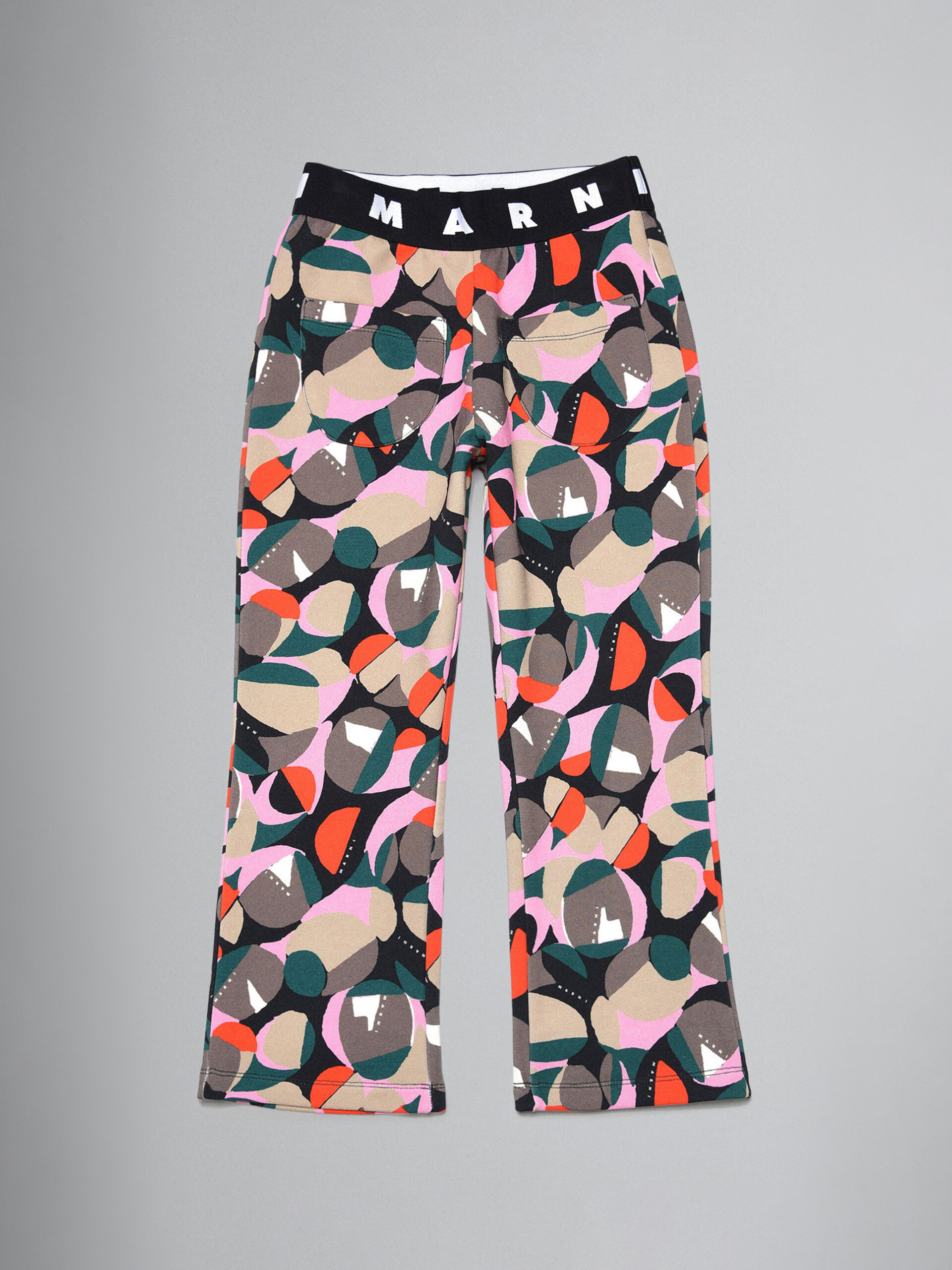 French terry pants with Abstract print - Pants - Image 1