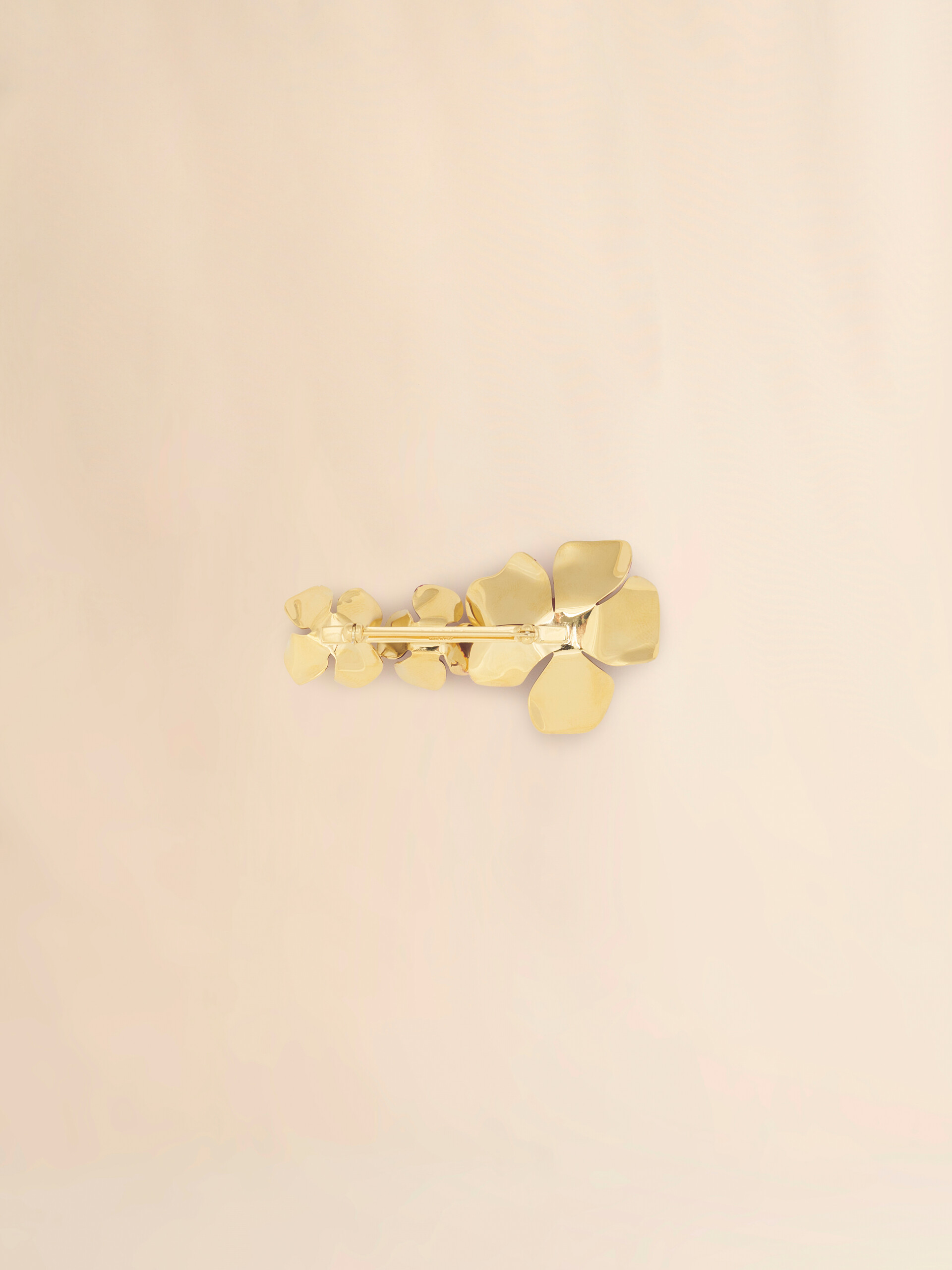 Triple enamel flower brooch - Broach - Image 2