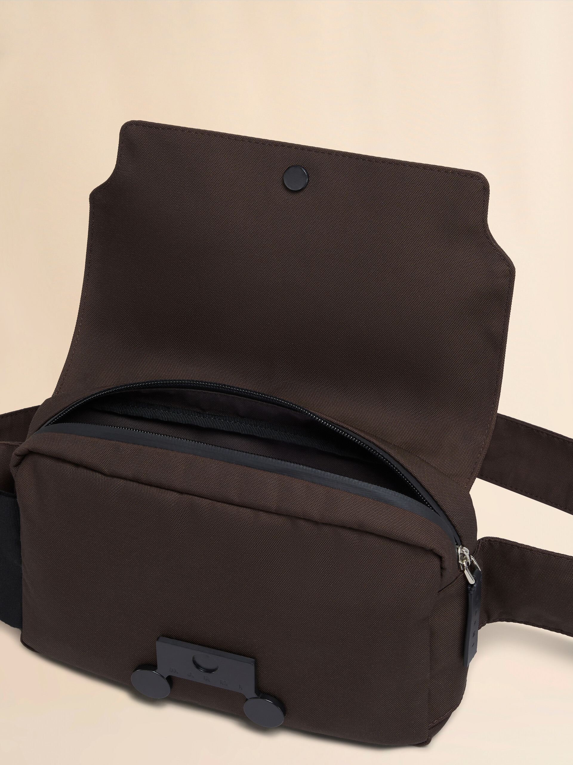Gürteltasche Cityscape aus braunem Stoff - Gürteltaschen - Image 3