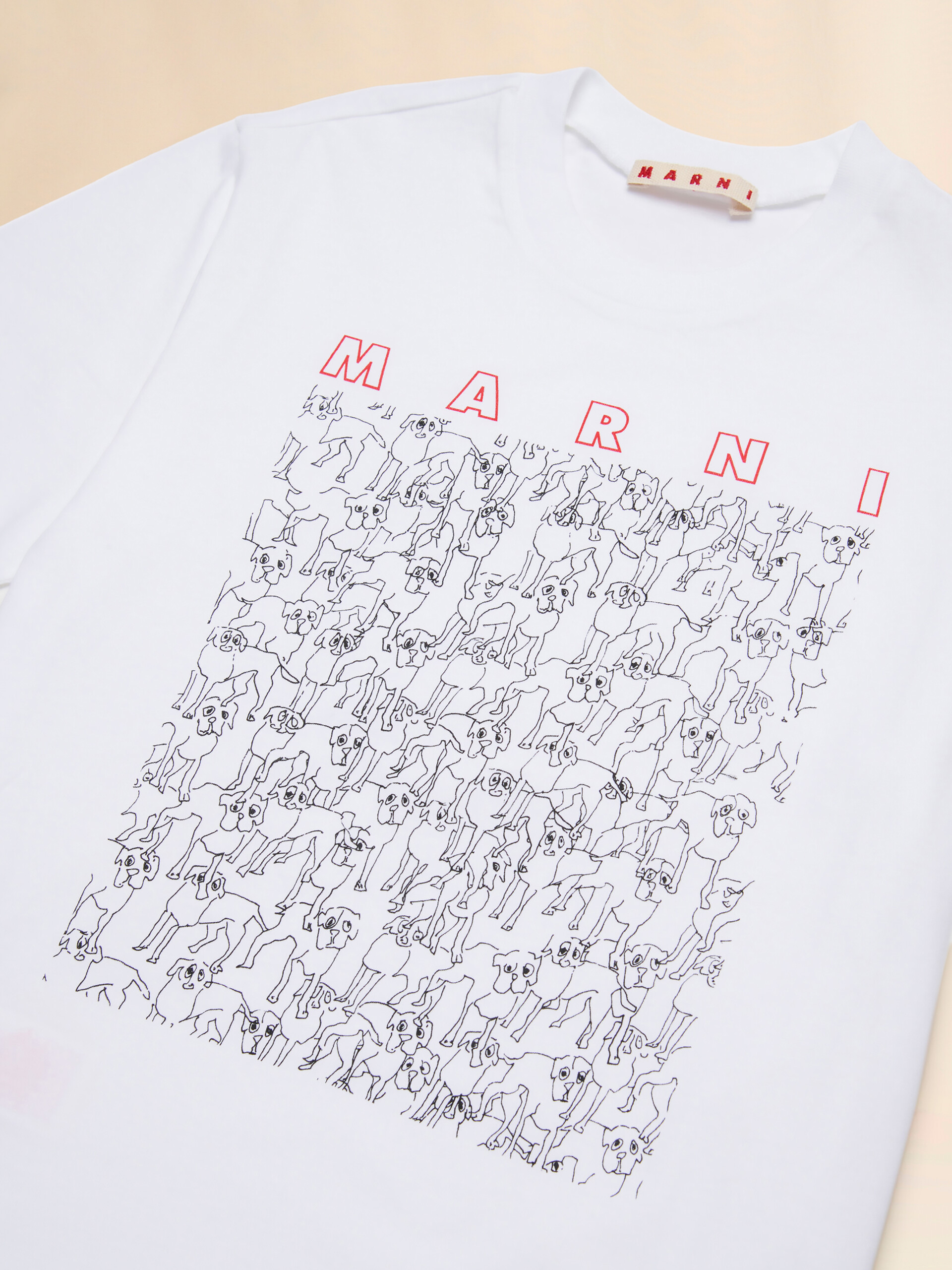 White T-shirt with Joy print - T-shirts - Image 3
