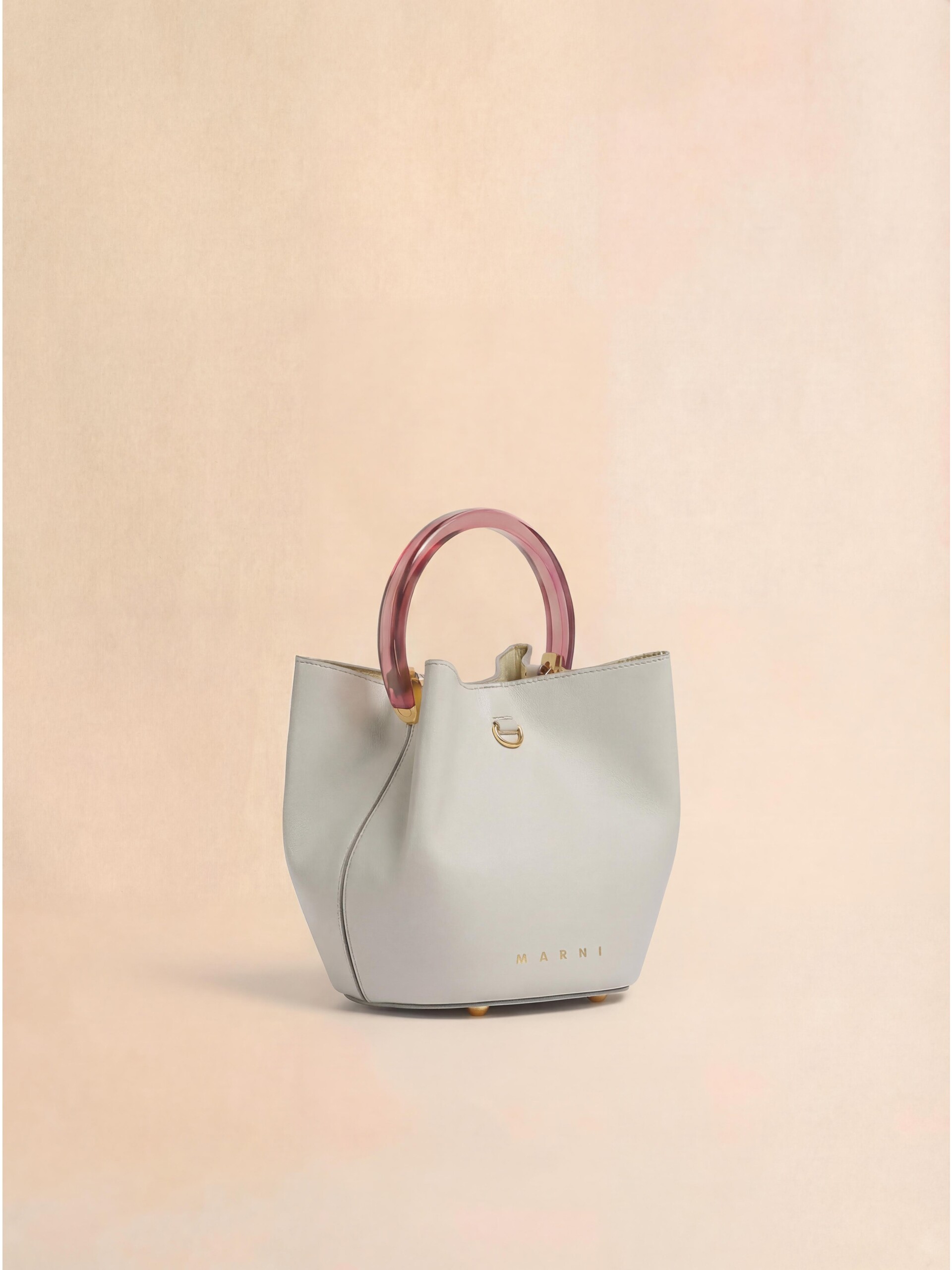 Pink leather Pannier bucket bag - Shoulder Bags - Image 3