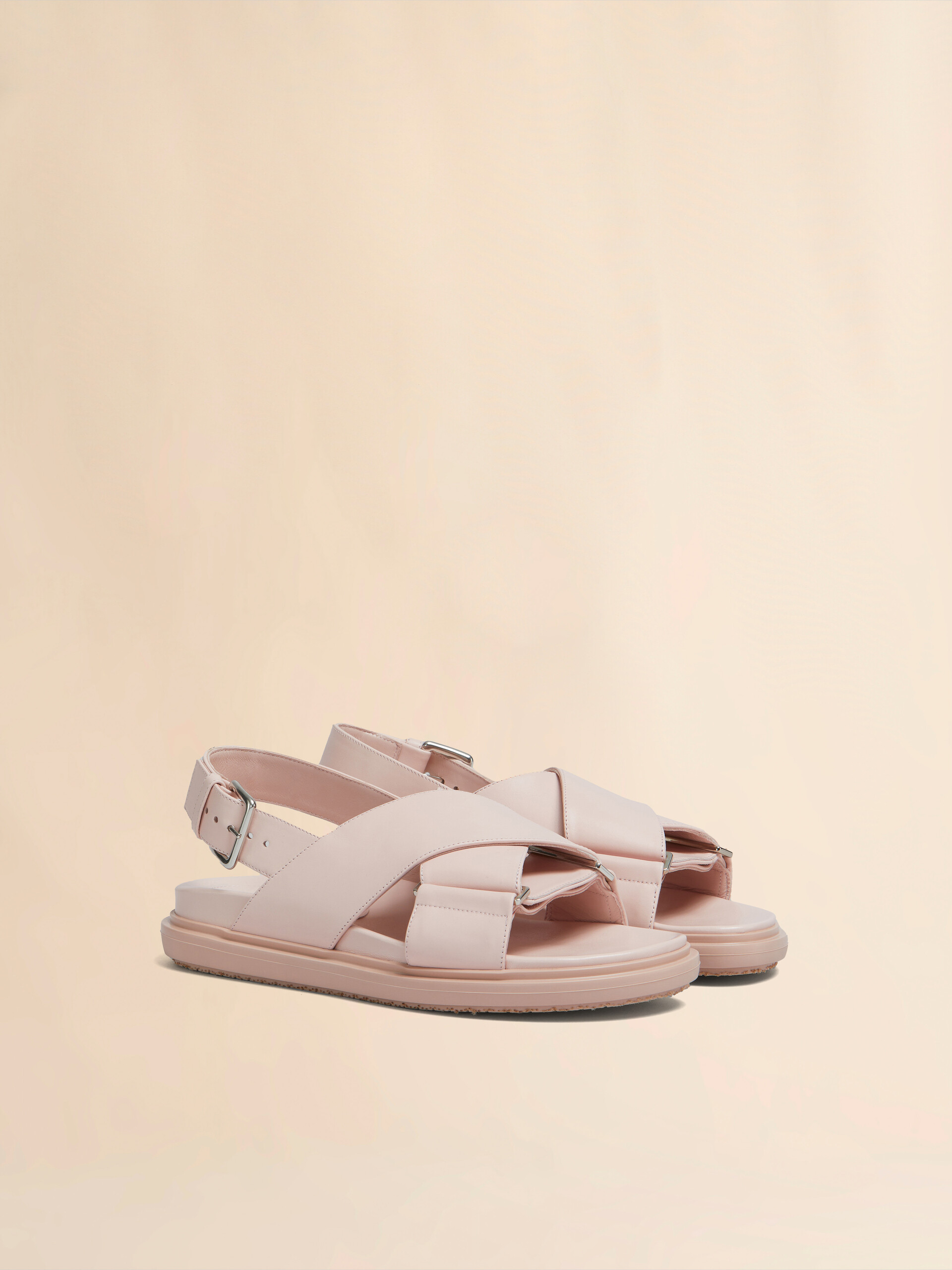 Braune Fußbett-Sandalen aus Leder - Sandalen - Image 2