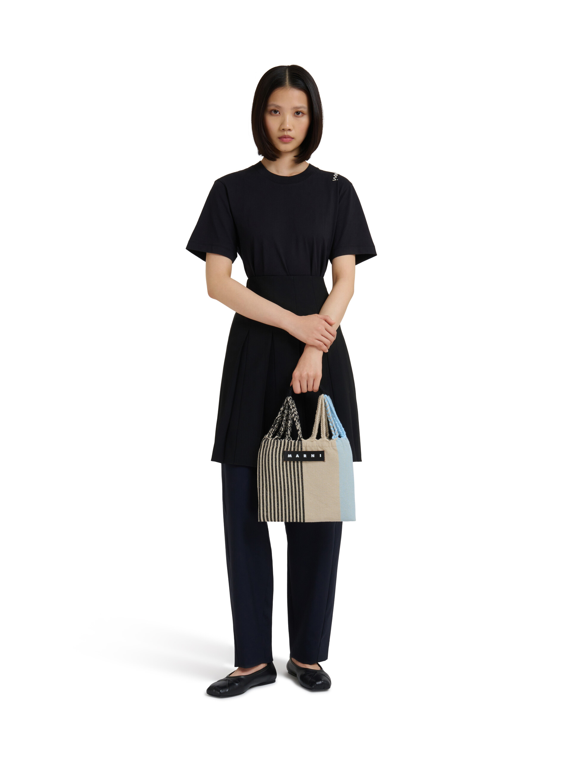 ライトブルー マルチカラー MARNI MARKET HAMMOCK クロシェ バッグ - ショッピングバッグ - Image 2