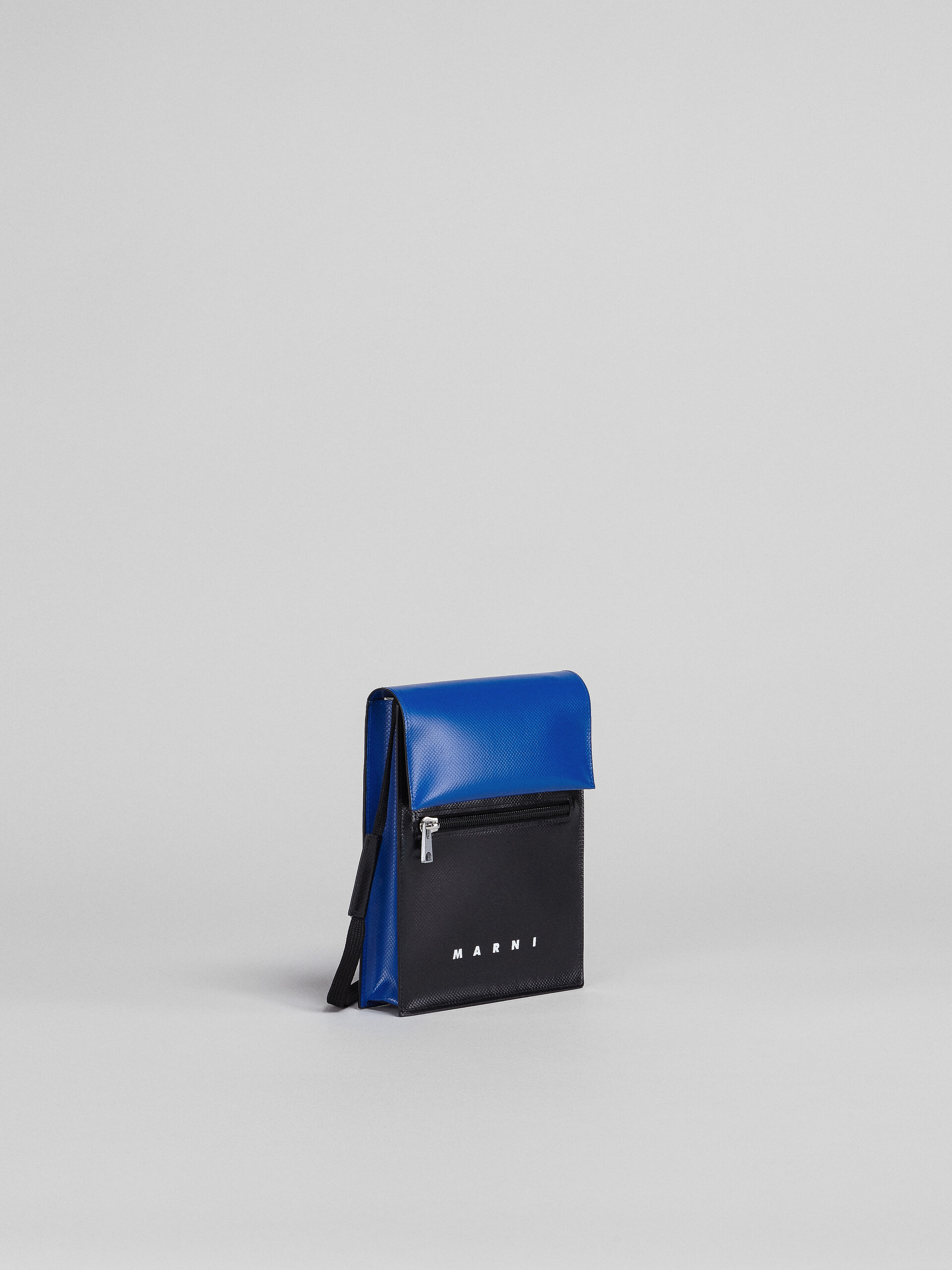 White and silver colour-block messenger bag - Shoulder Bags - Image 6