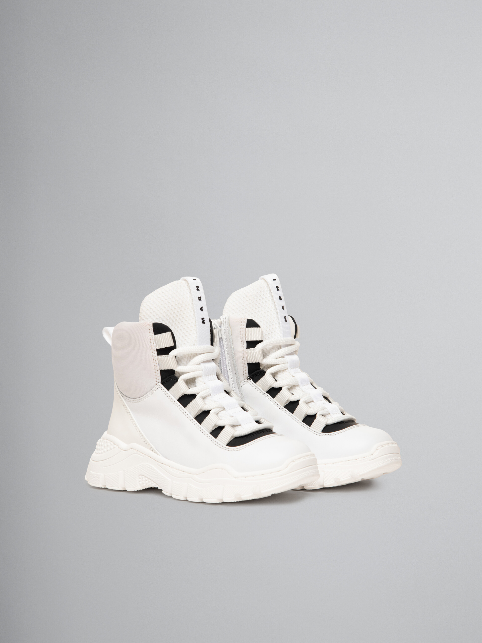White leather zip ankle boot - Other accessories - Image 2