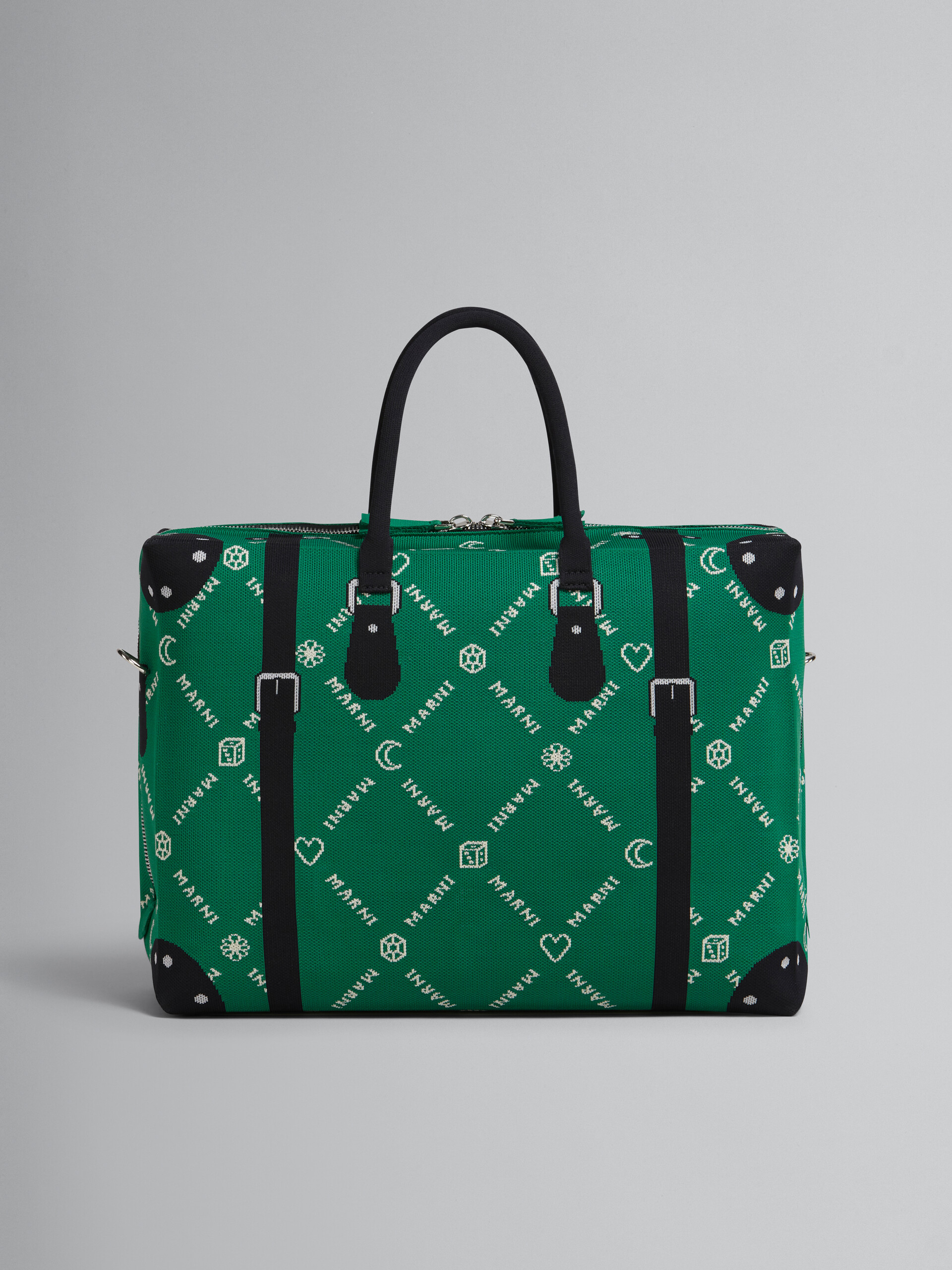 Marnigram trompe-l'œil jacquard travel bag - Travelling Bag - Image 1