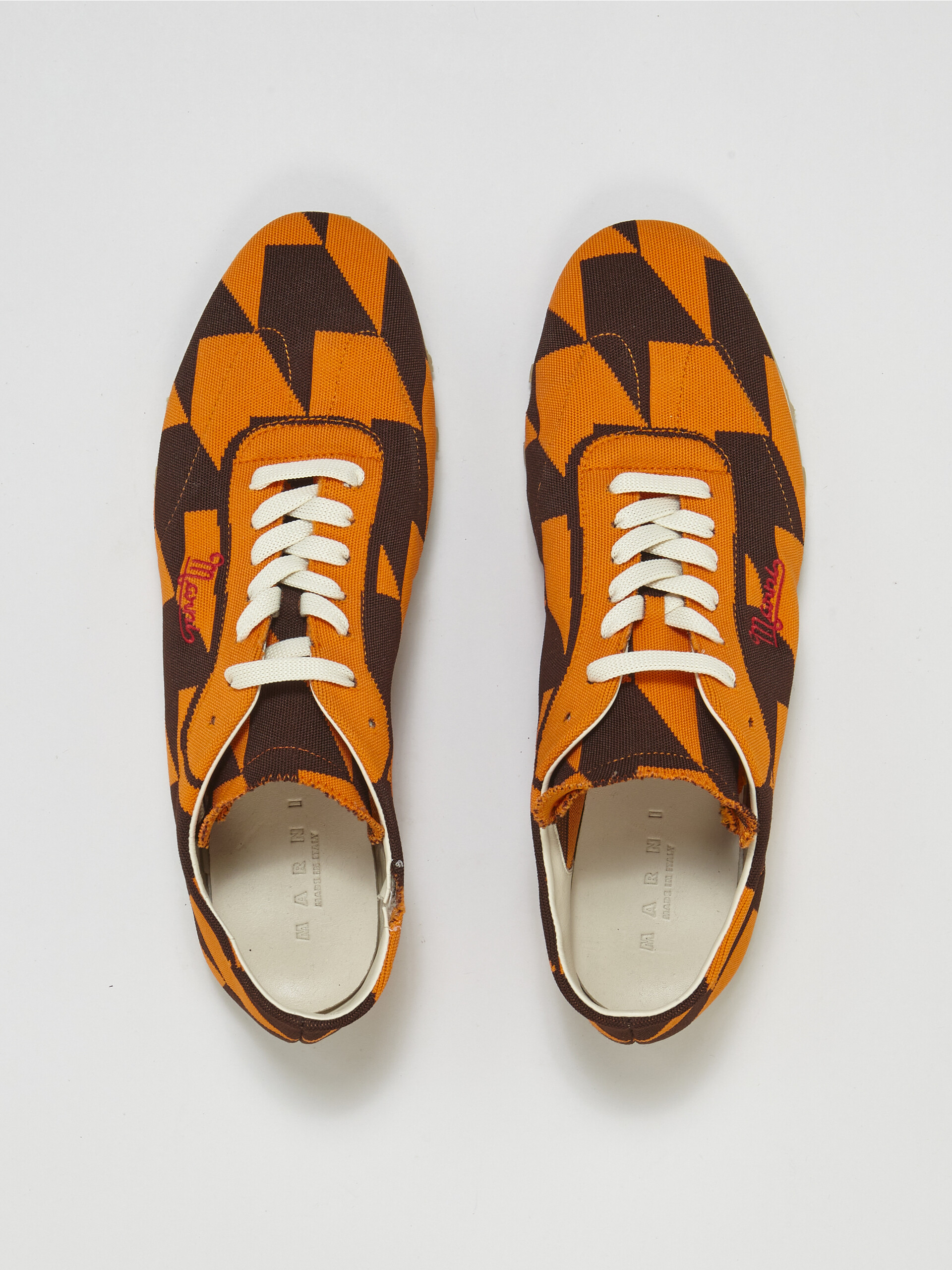 Houndstooth stretch jacquard PEBBLE sneaker - Sneakers - Image 4