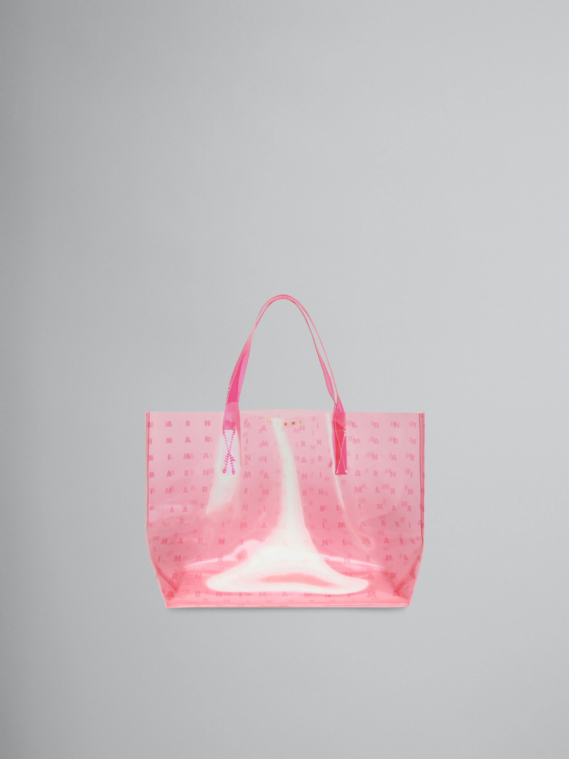Pink bag with allover logo print - Bags - Image 1