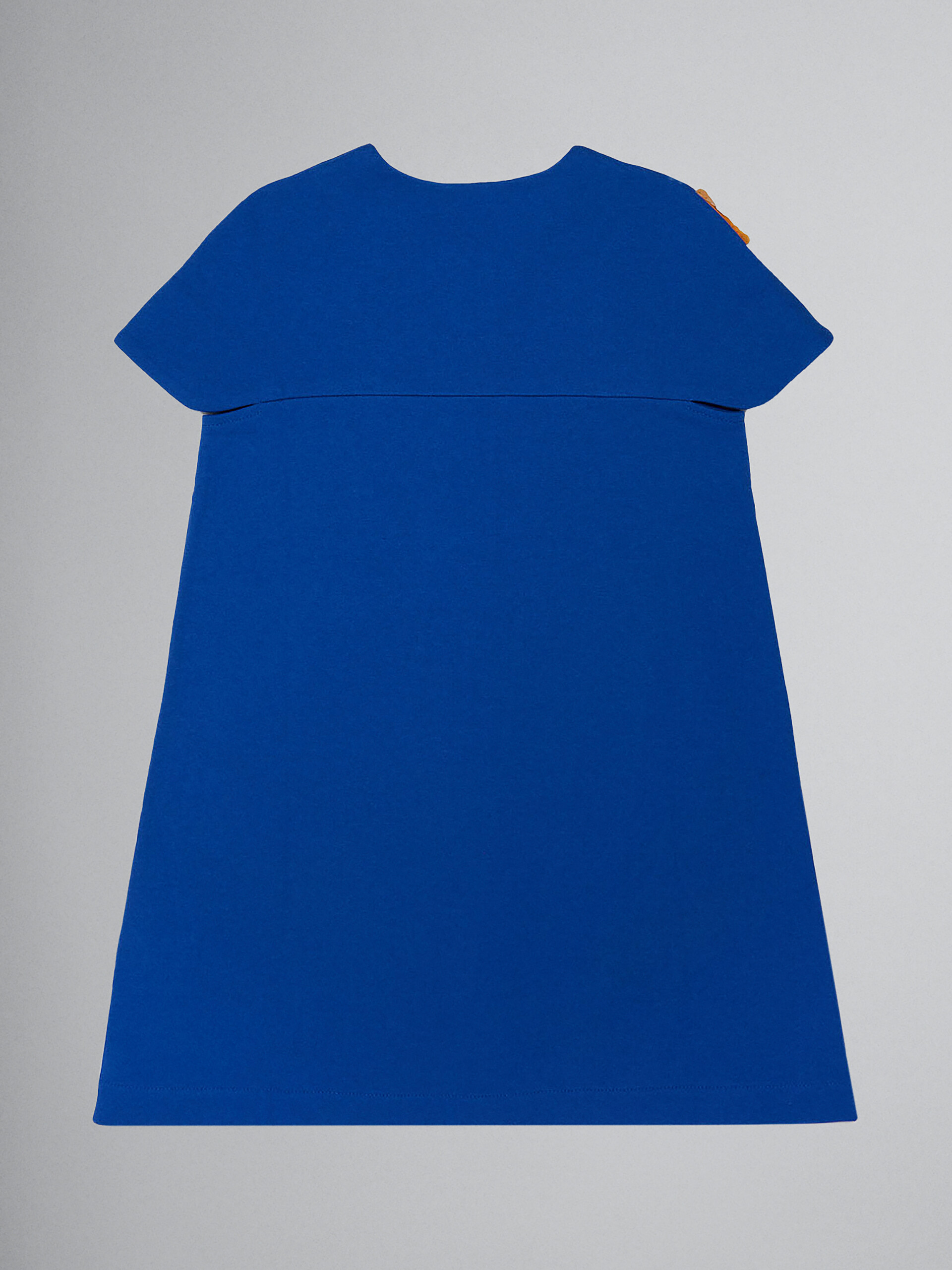 Vestido azul de felpa con estampado Daisy y lentejuelas - Vestidos - Image 2