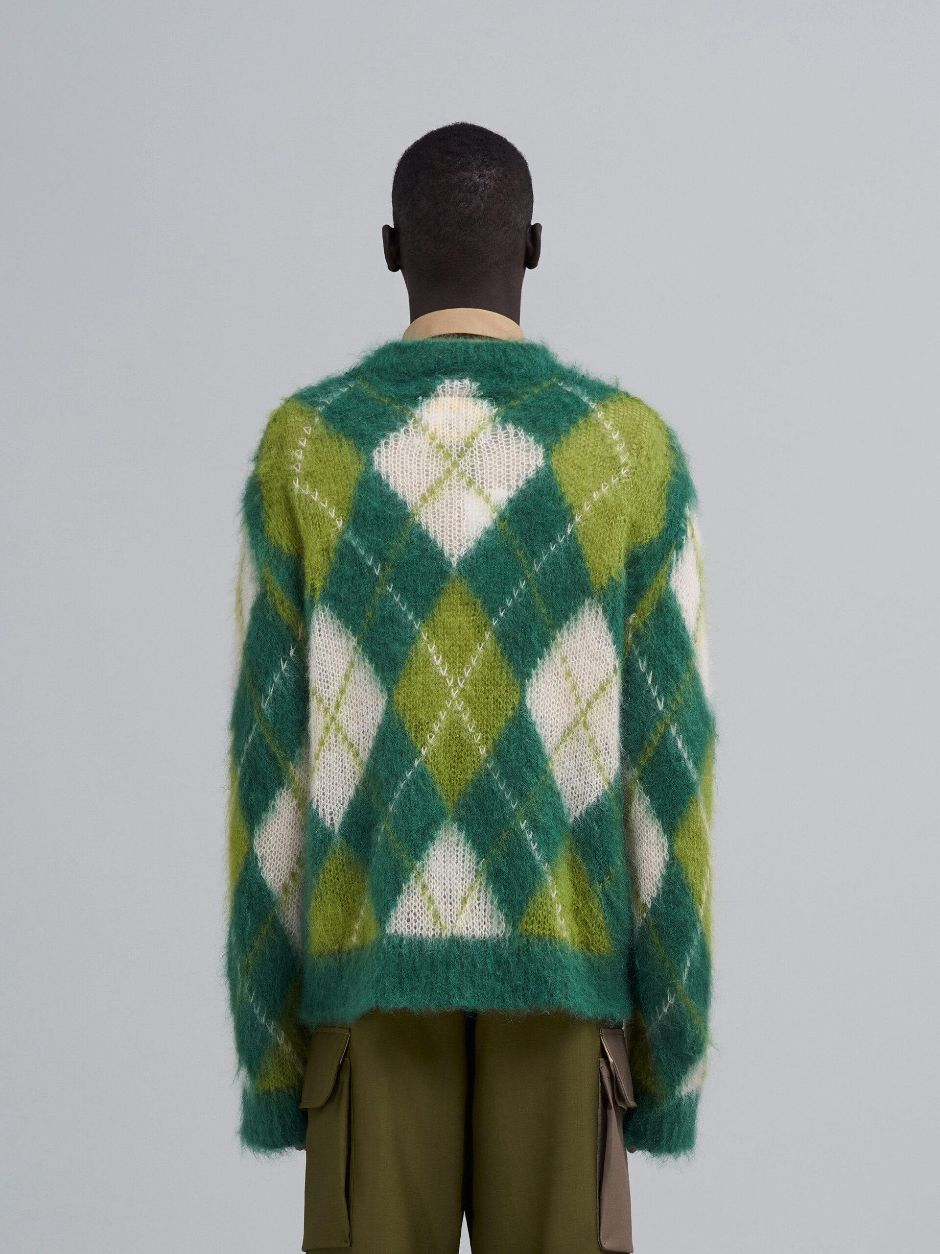 Iconic mohair Argyle sweater - Pullovers - Image 3
