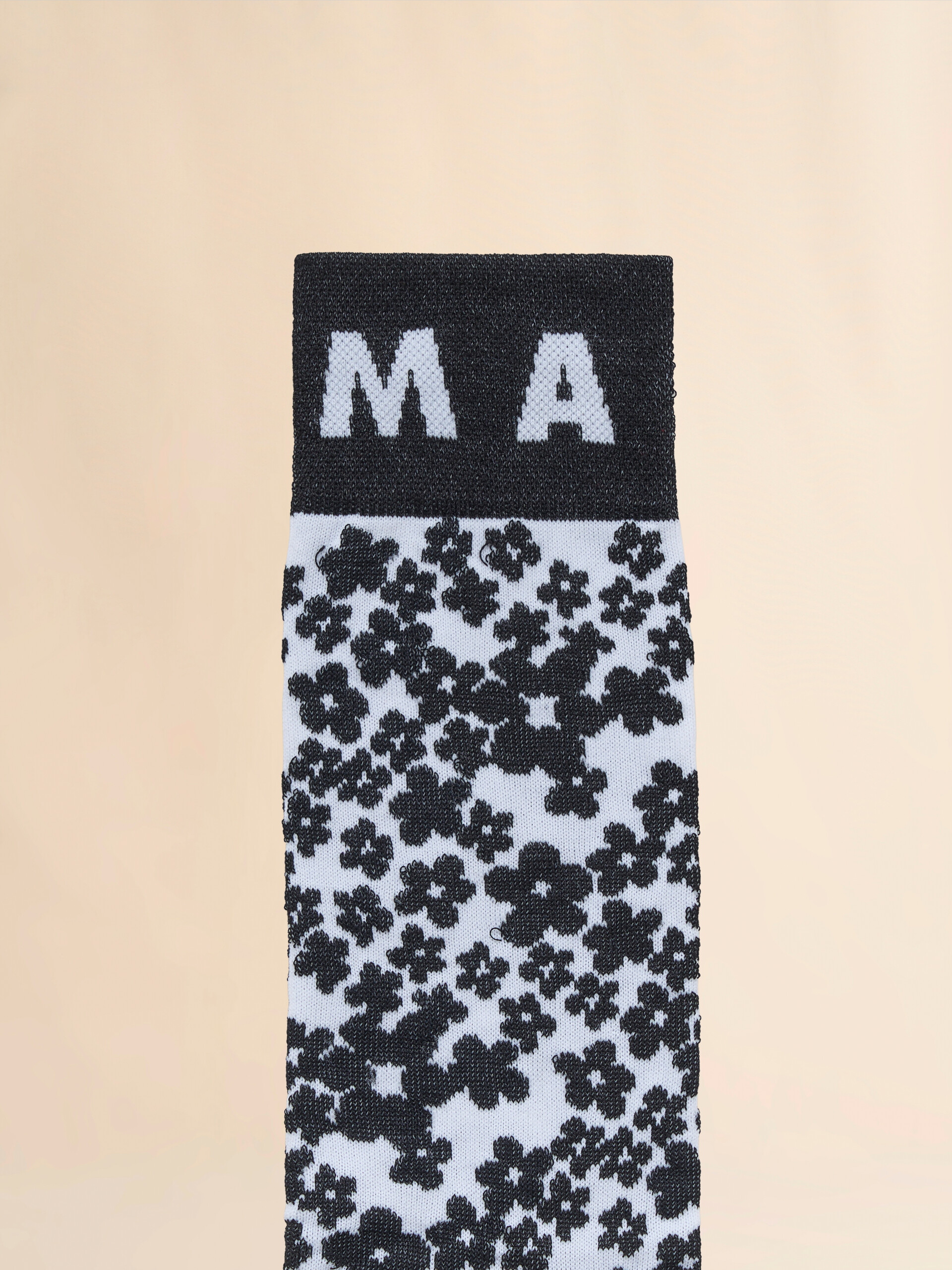 Blue floral socks - Socks - Image 3