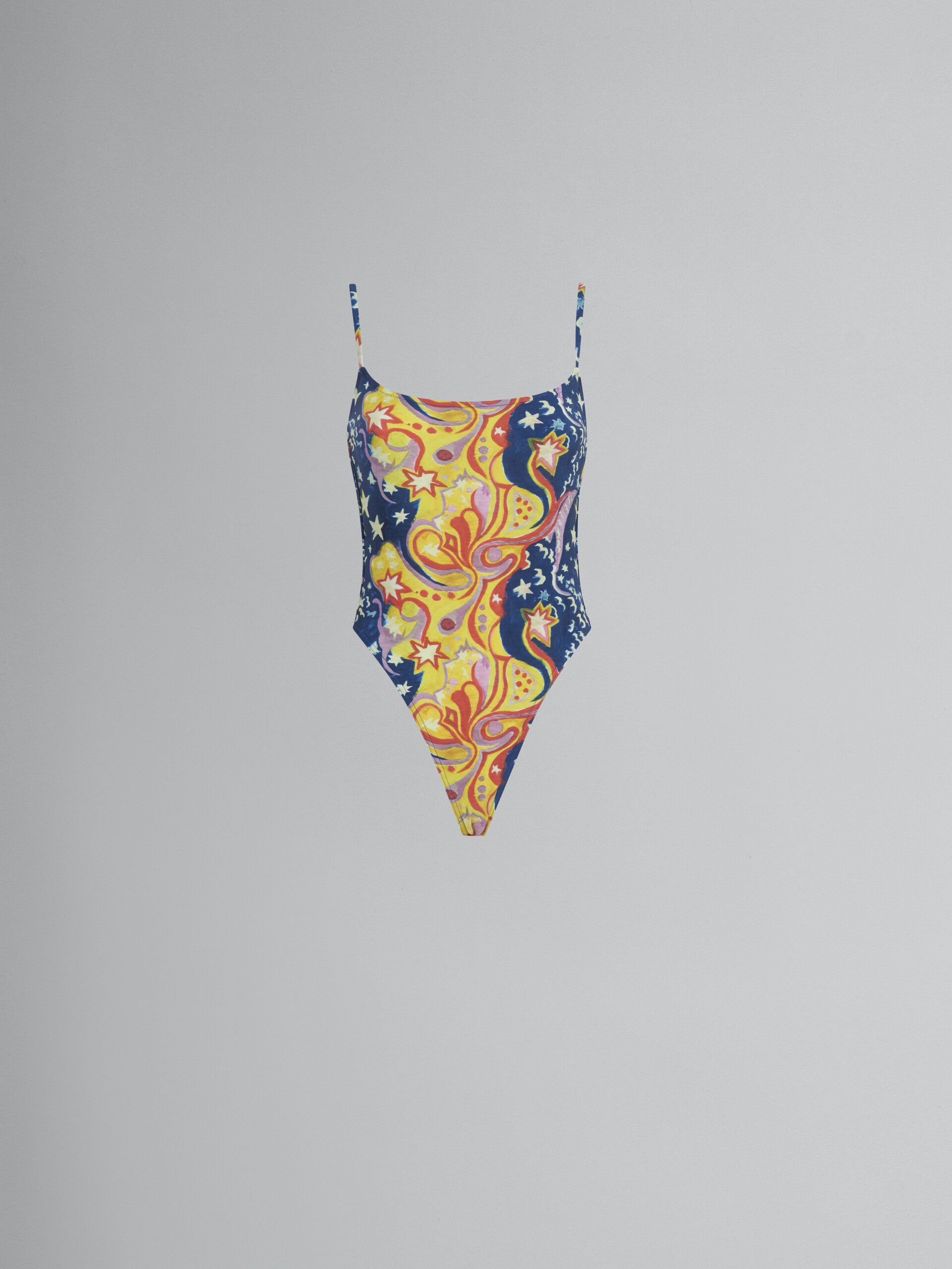 Marni x No Vacancy Inn - Stretch jersey swimsuit with Galactic Paradise print - Swimwear - Image 1