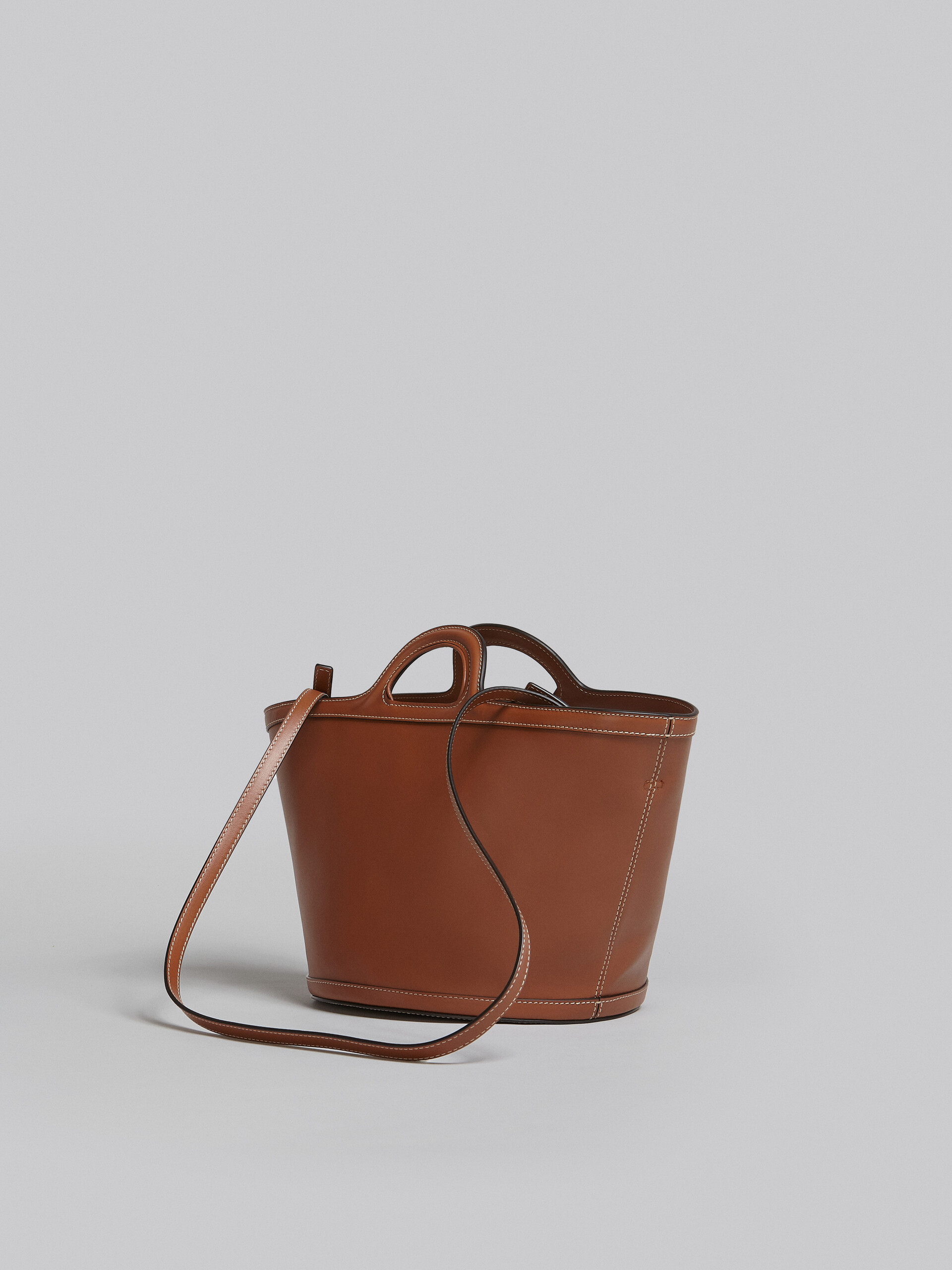 Tropicalia Small Bag in brown leather