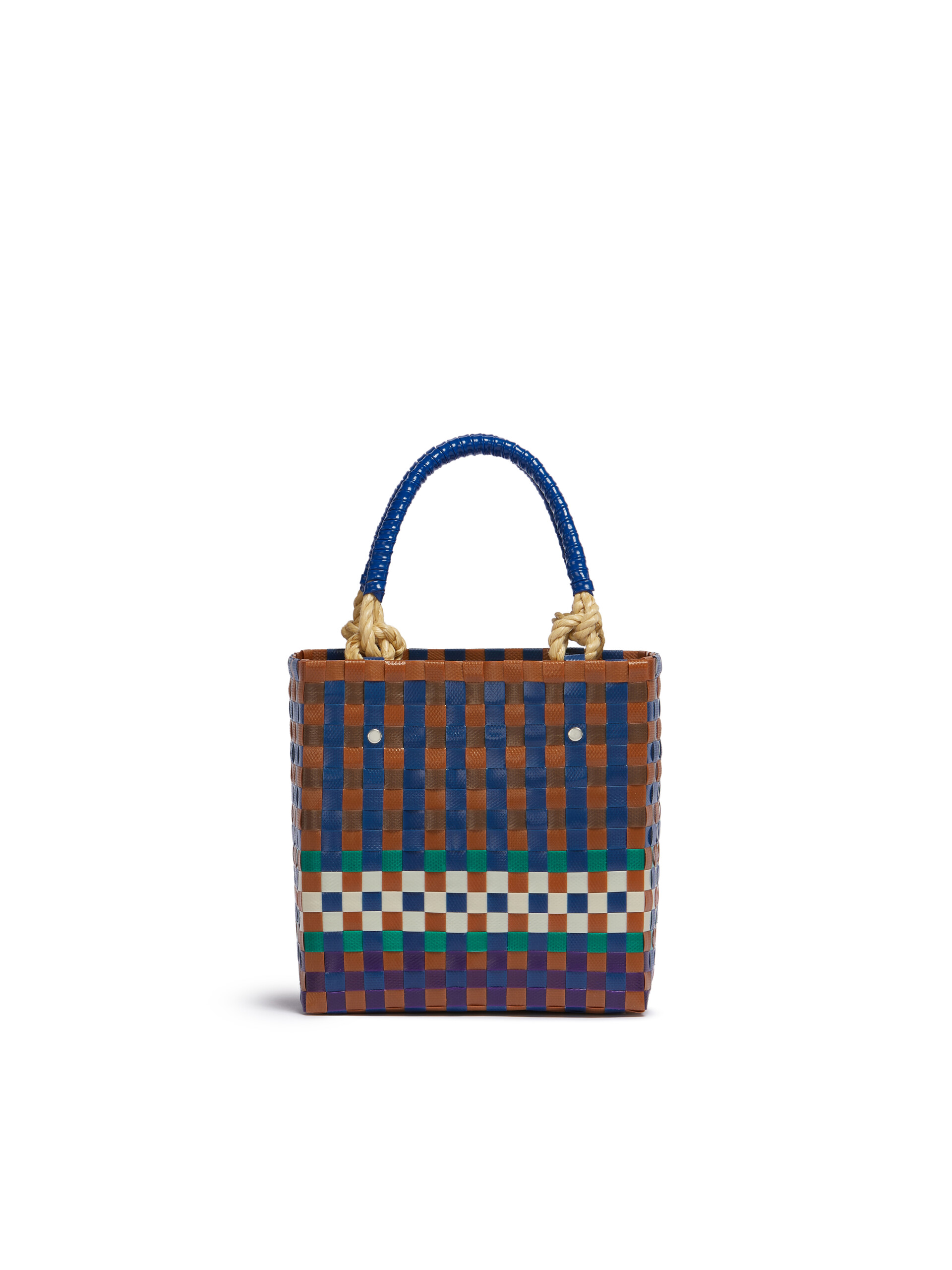 ブルー MARNI MARKET Sunday ミニ バスケットバッグ - ショッピングバッグ - Image 3