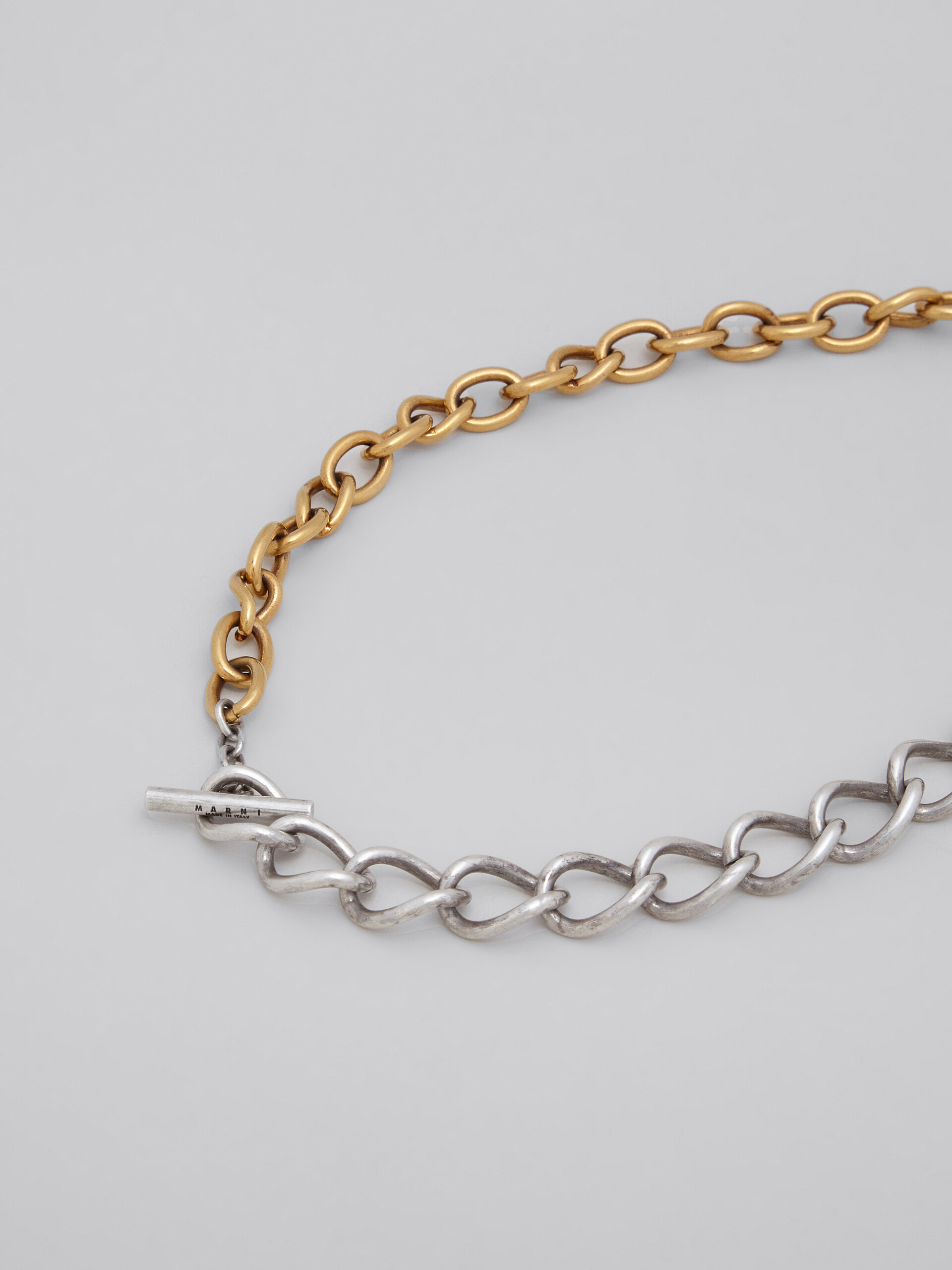 Raw Hearts two-tone chain necklace - Necklaces - Image 4