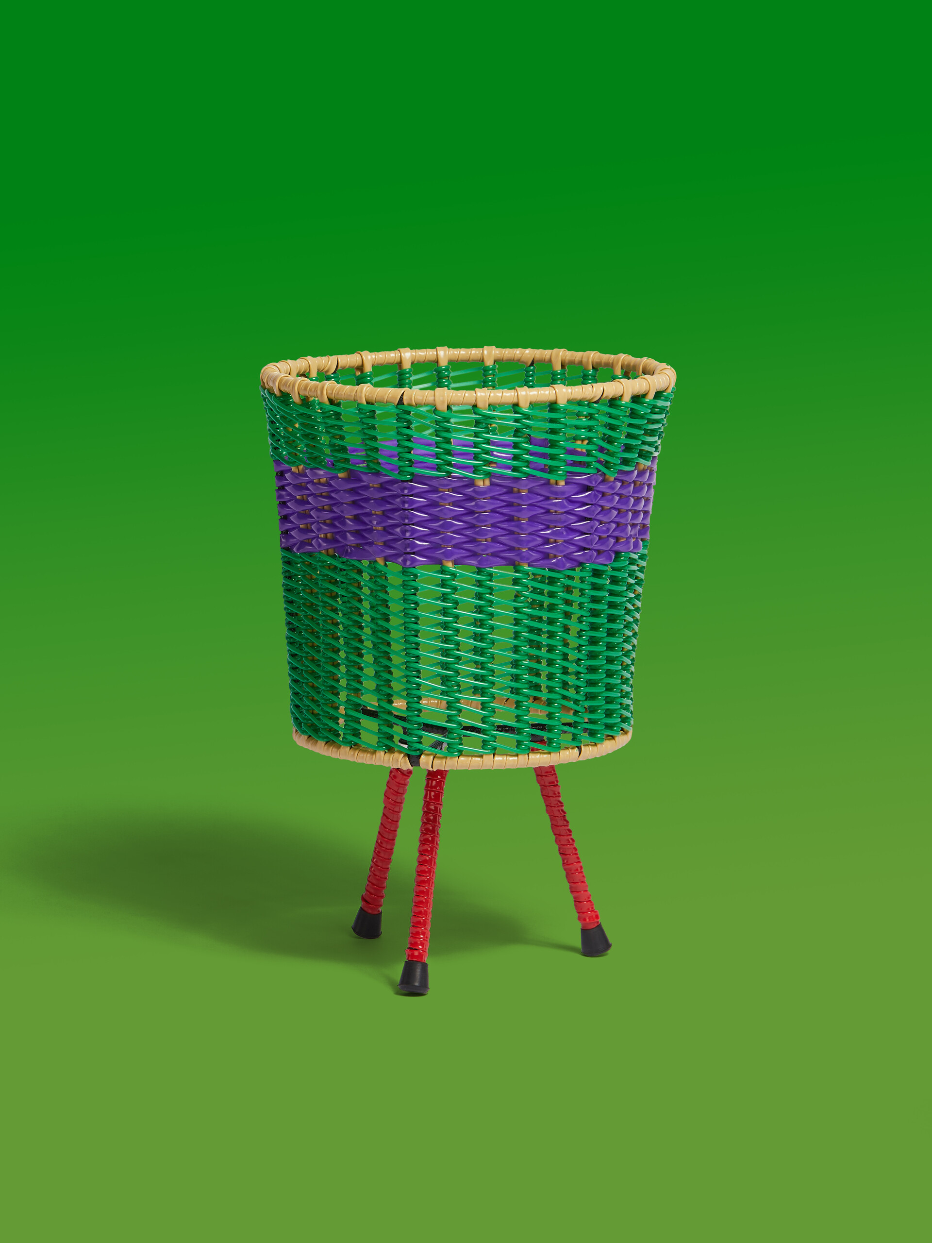 Green MARNI MARKET woven cable plant stand - Accessories - Image 1