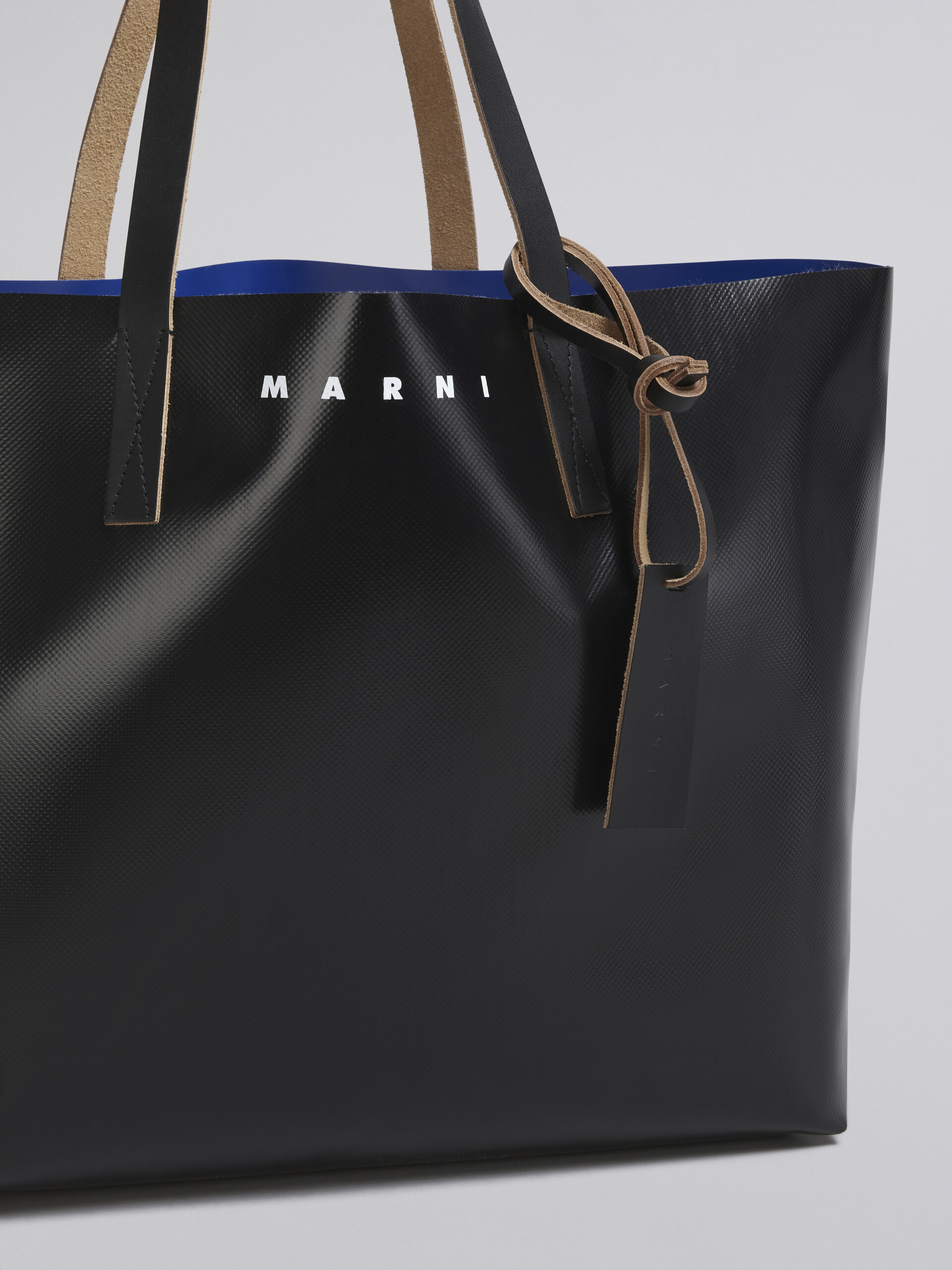 Black and blue TRIBECA shopping bag - Shopping Bags - Image 4