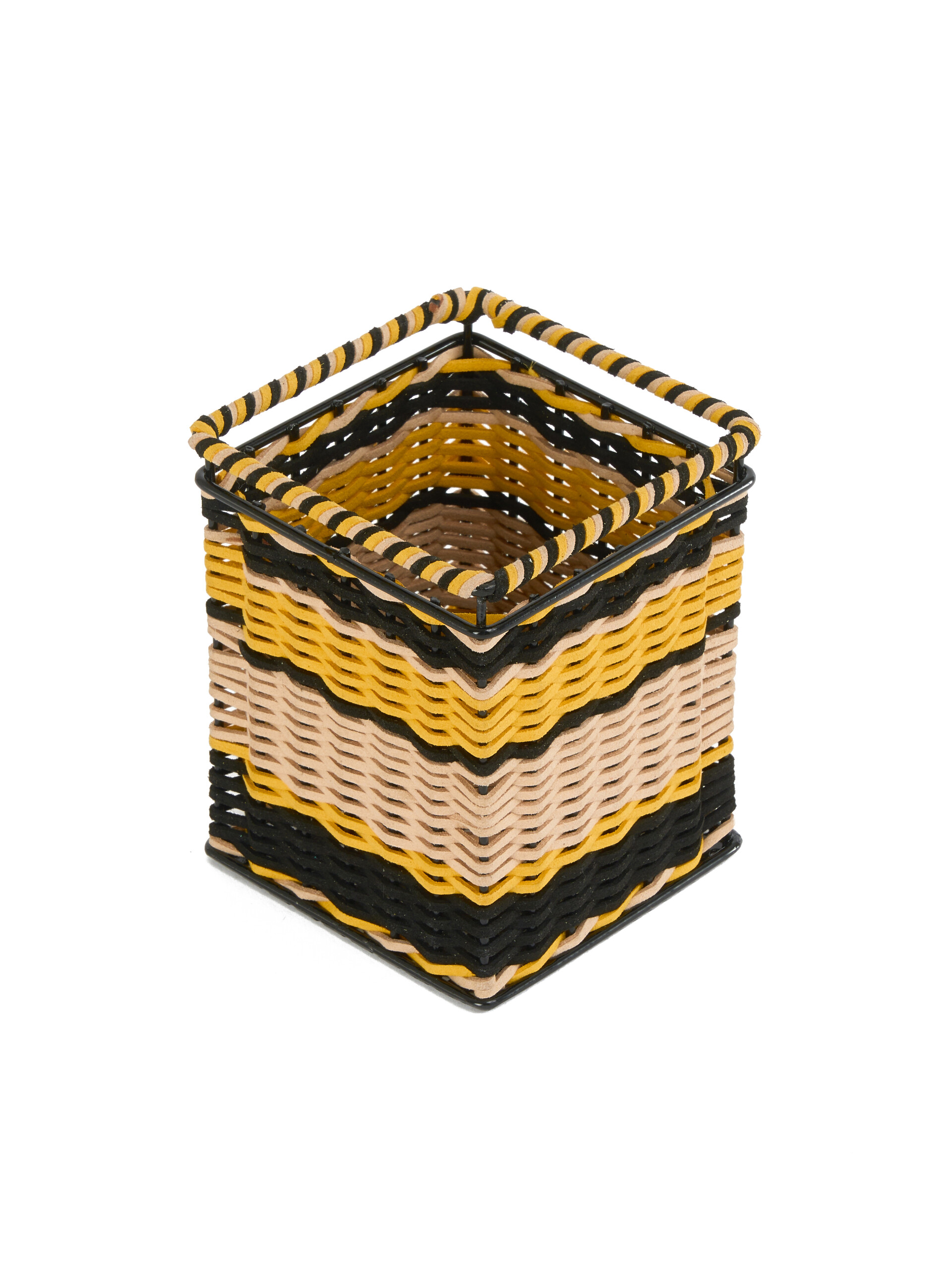 Pot à crayons carré jaune Marni Market - Mobilier - Image 3
