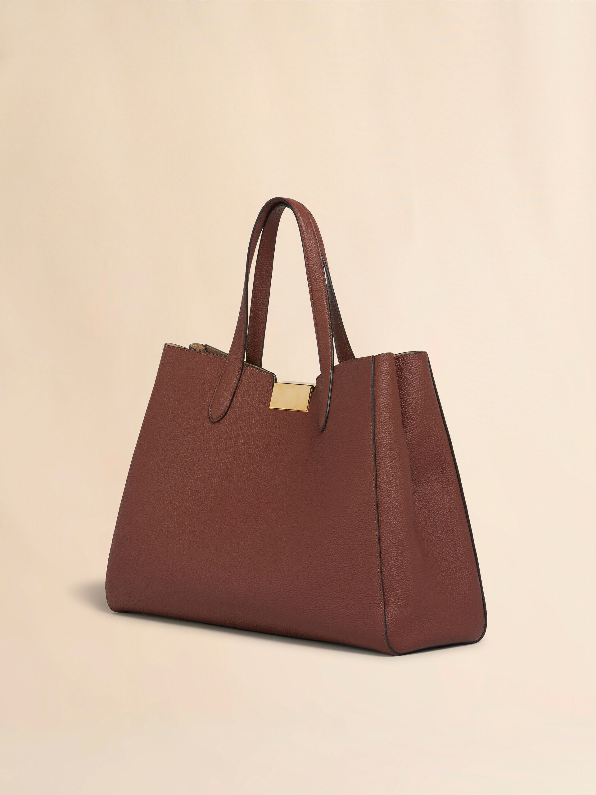 Black leather medium Trunkaroo Tote handBag - Handbag - Image 2