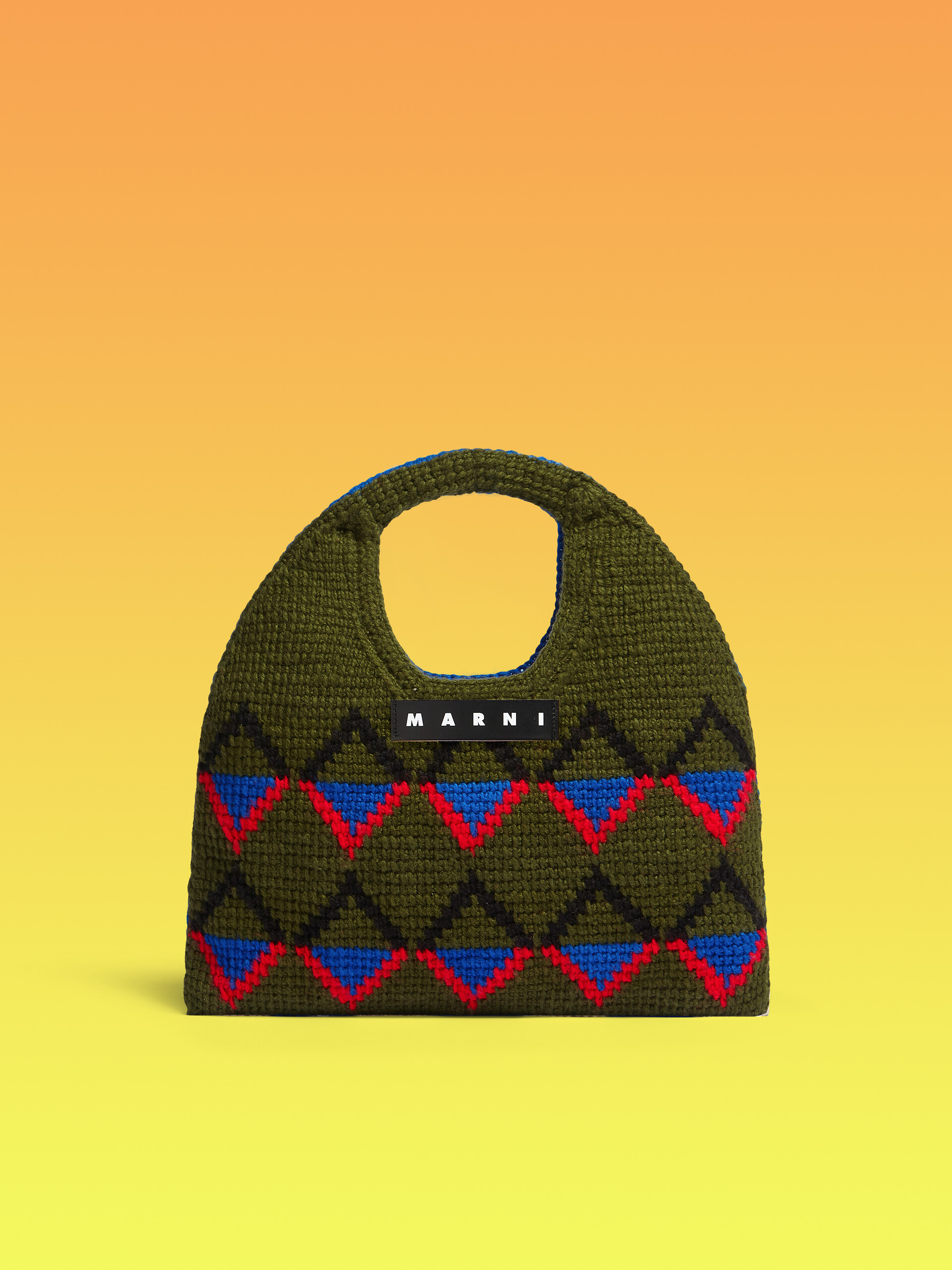 【最新作】MARNI MARKET ダブルフェイスバッグ\u003cローズ\u003e完全新品