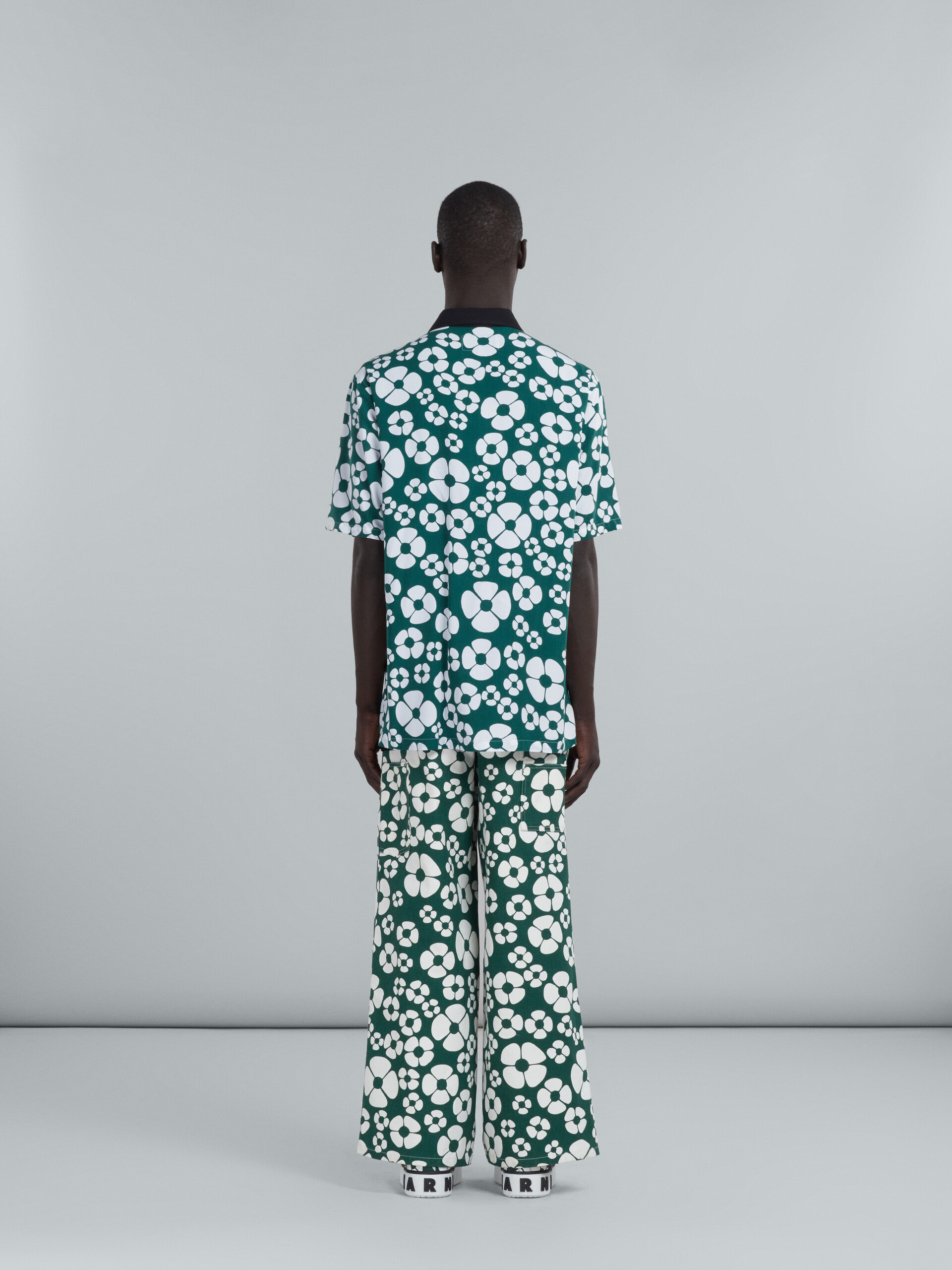 MARNI x CARHARTT WIP - green floral trousers - Pants - Image 3