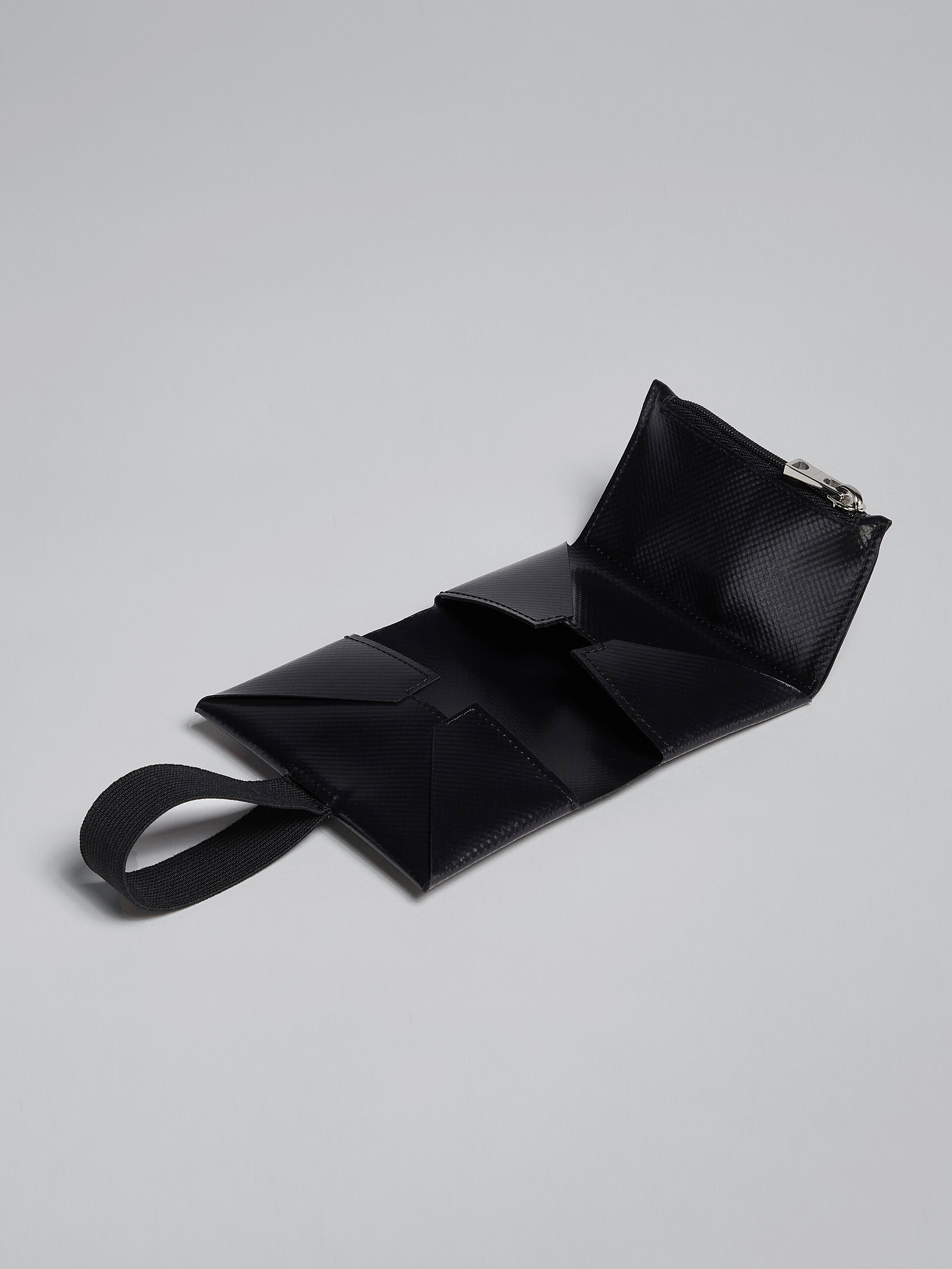 Dreifache Faltbrieftasche in Schwarz - Brieftaschen - Image 5