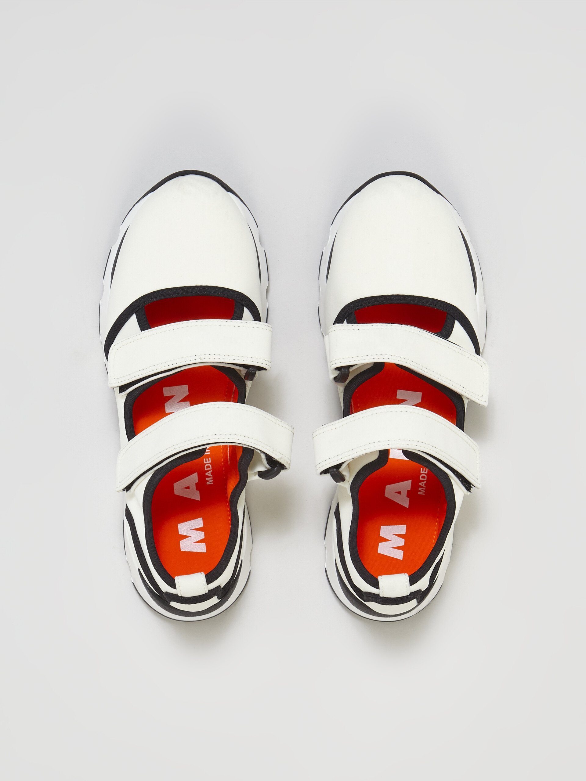 White techno fabric sneaker - Sneakers - Image 4