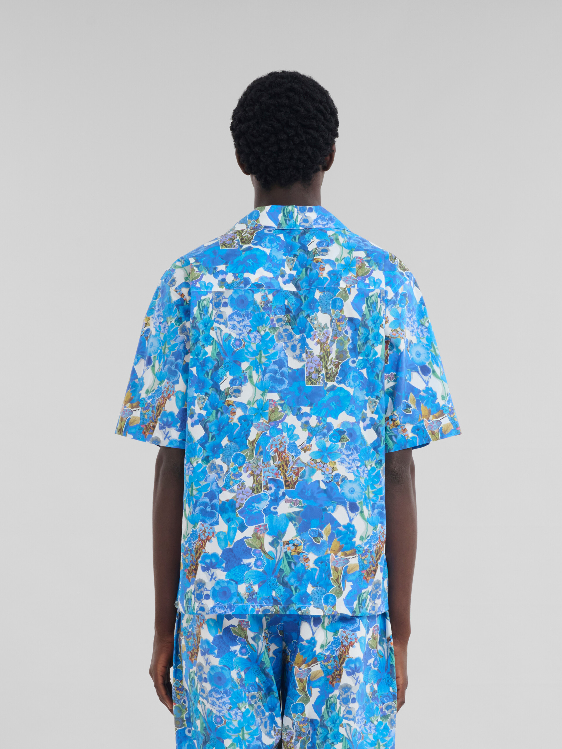 Bowlinghemd aus Popeline mit Allegro Blues-Print - Hemden - Image 3