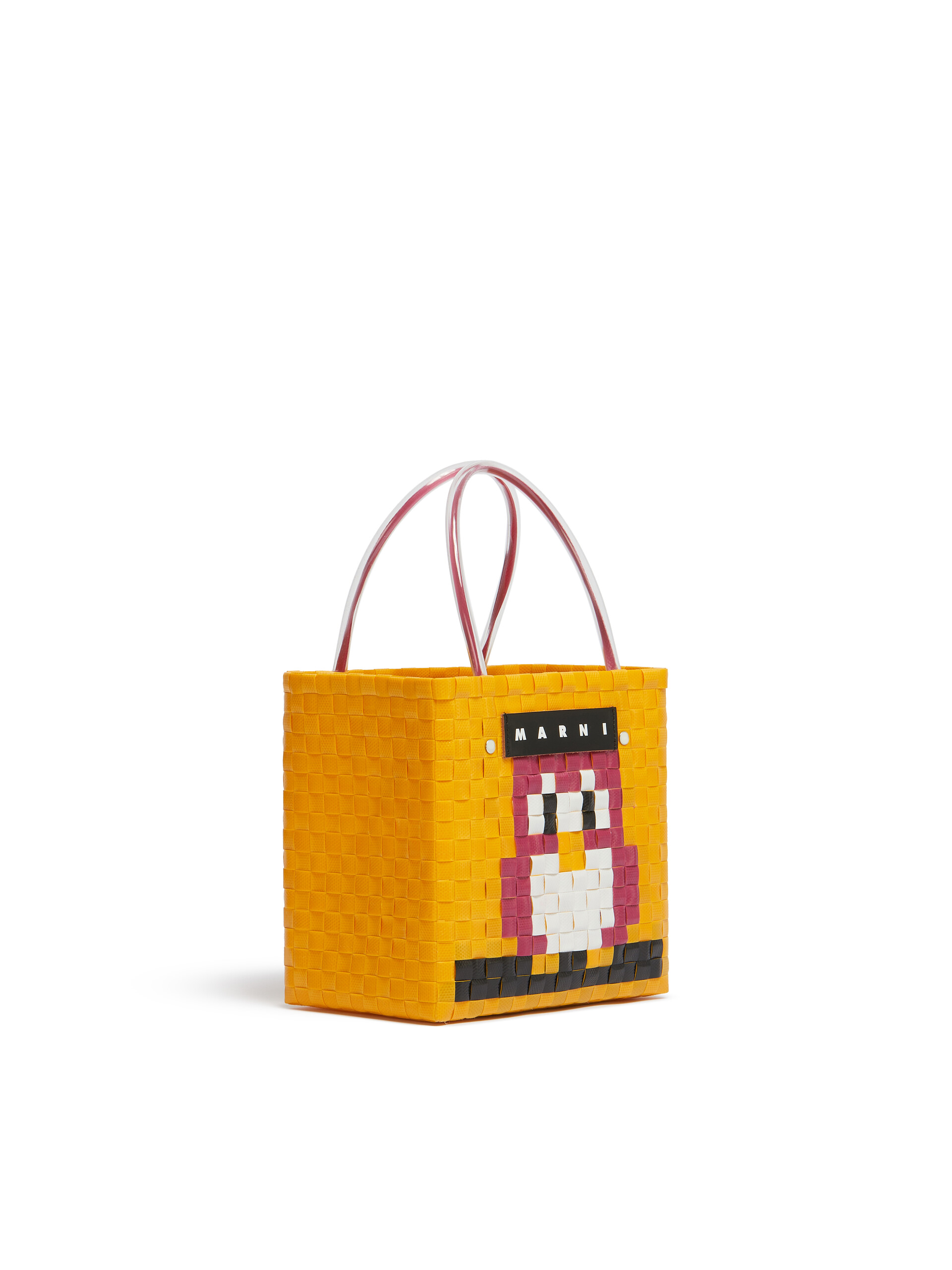 MARNI MARKET ANIMAL KORBTASCHE in Schwarz - Shopper - Image 2