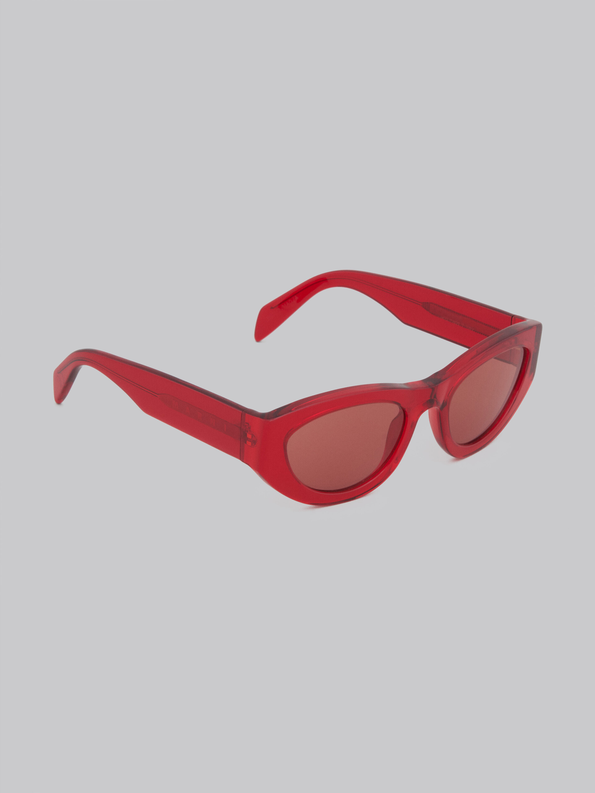 Red acetate RAINBOW MOUNTAINS sunglasses - Optical - Image 2
